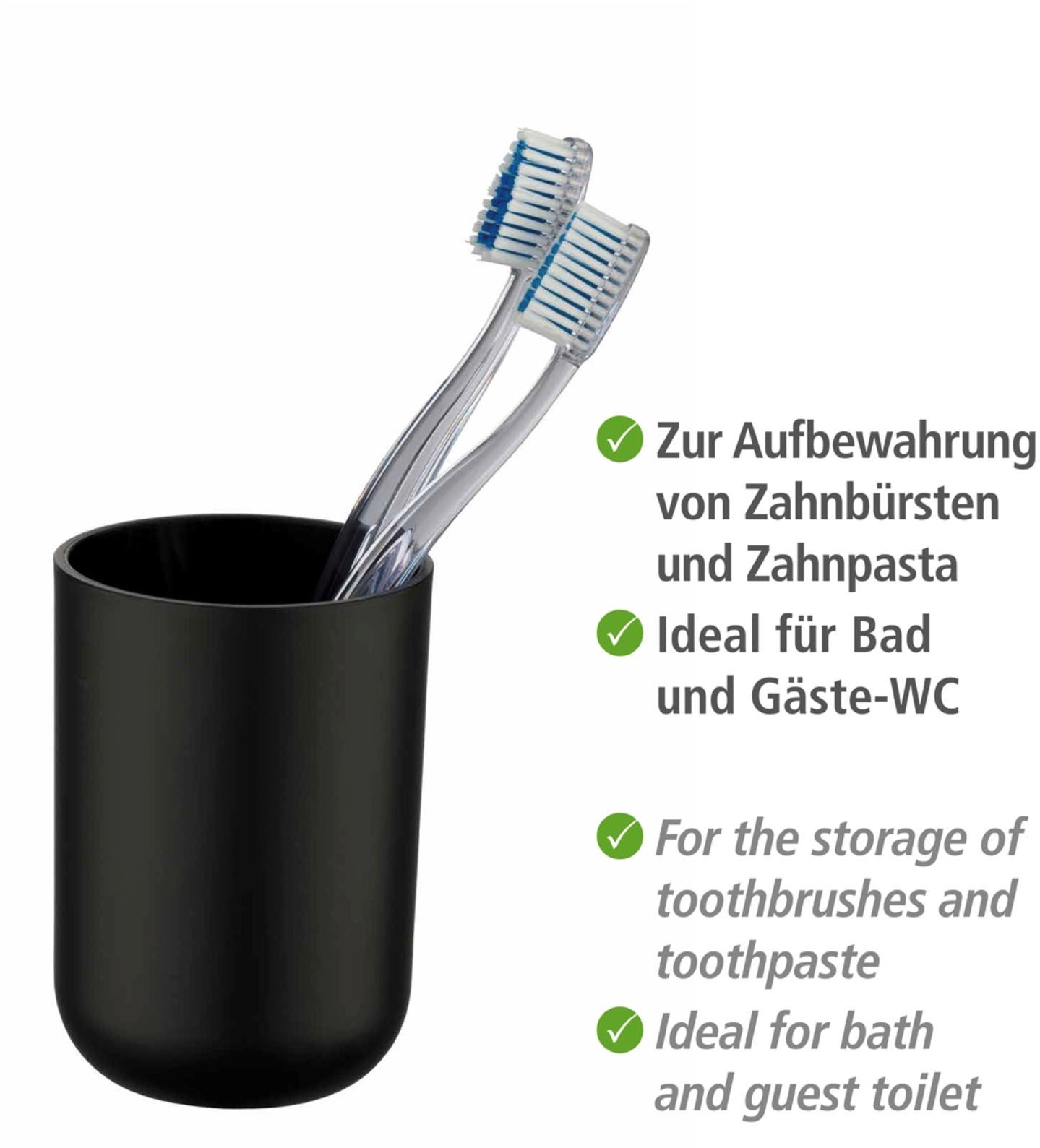WENKO Badaccessoire-Set »Brasil« Seifenspender, Zahnputzbecher, WC-Garnitur & Kosmetikeimer