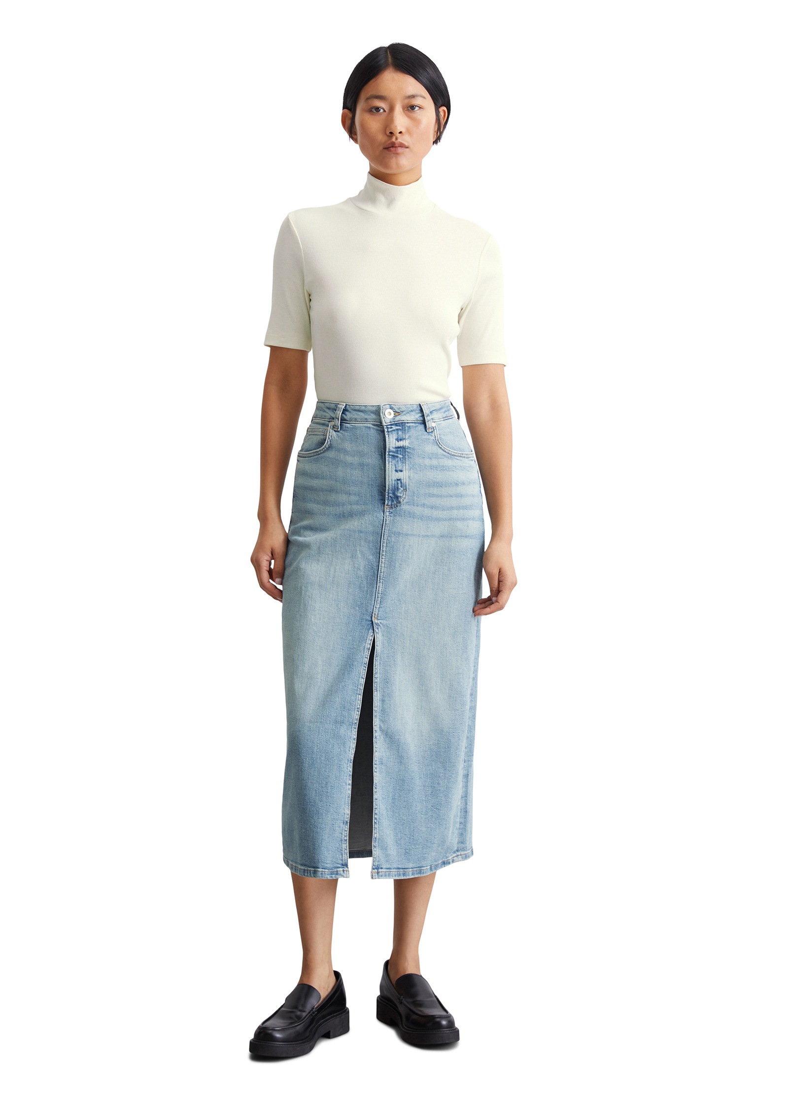Marc O'Polo Jeansrock »aus Organic-Cotton-Stretch«