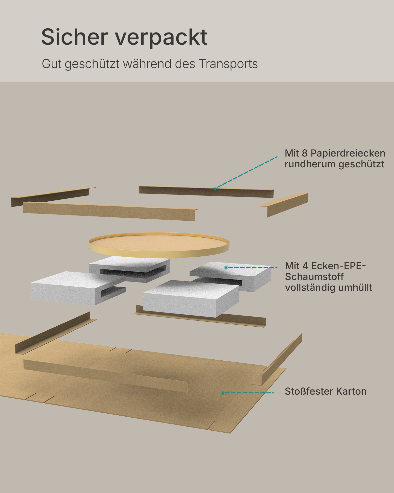 OTTO home Spiegel »Wandspiegel Addrik, wahlweise in 2 Größen 60x60cm oder 80x80cm« runde Form, in verschiedenen Farben