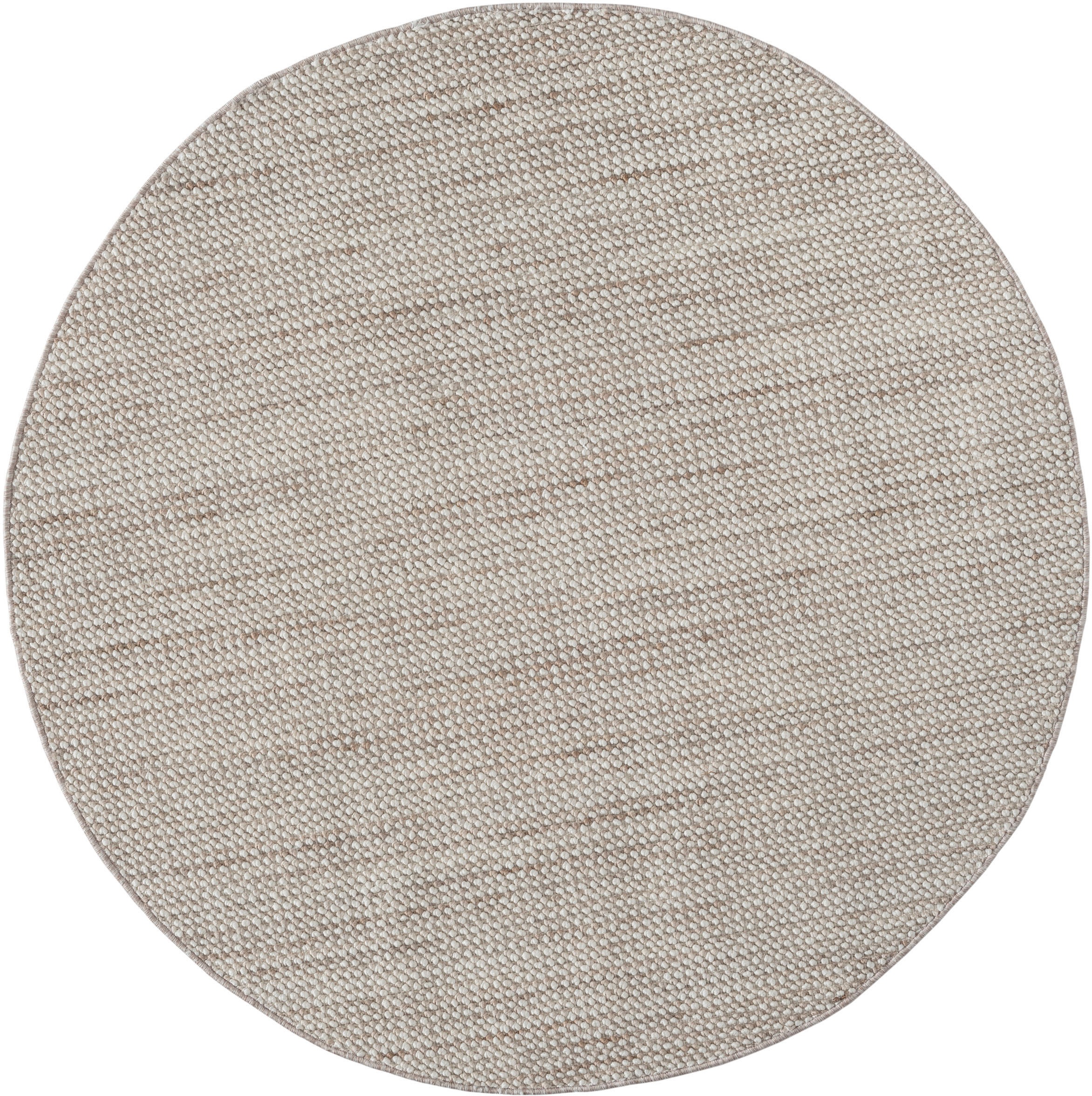OTTO home Teppich "Vals" rund 7 mm Höhe Uni Farben, meliert, Sisal-Optik, a günstig online kaufen