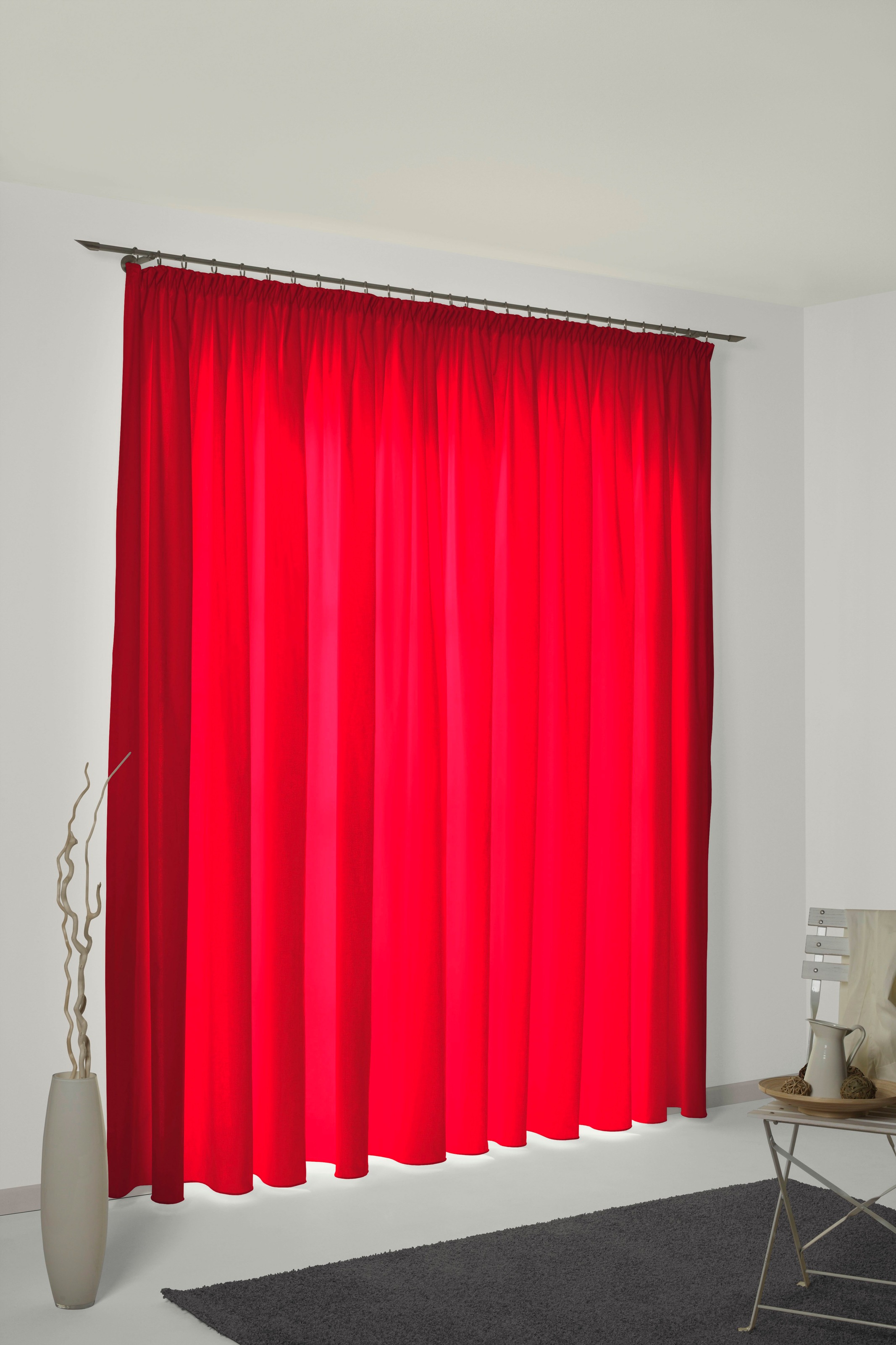 Wirth Vorhang "Umea" Smokband 1 Stk. tlg. günstig online kaufen