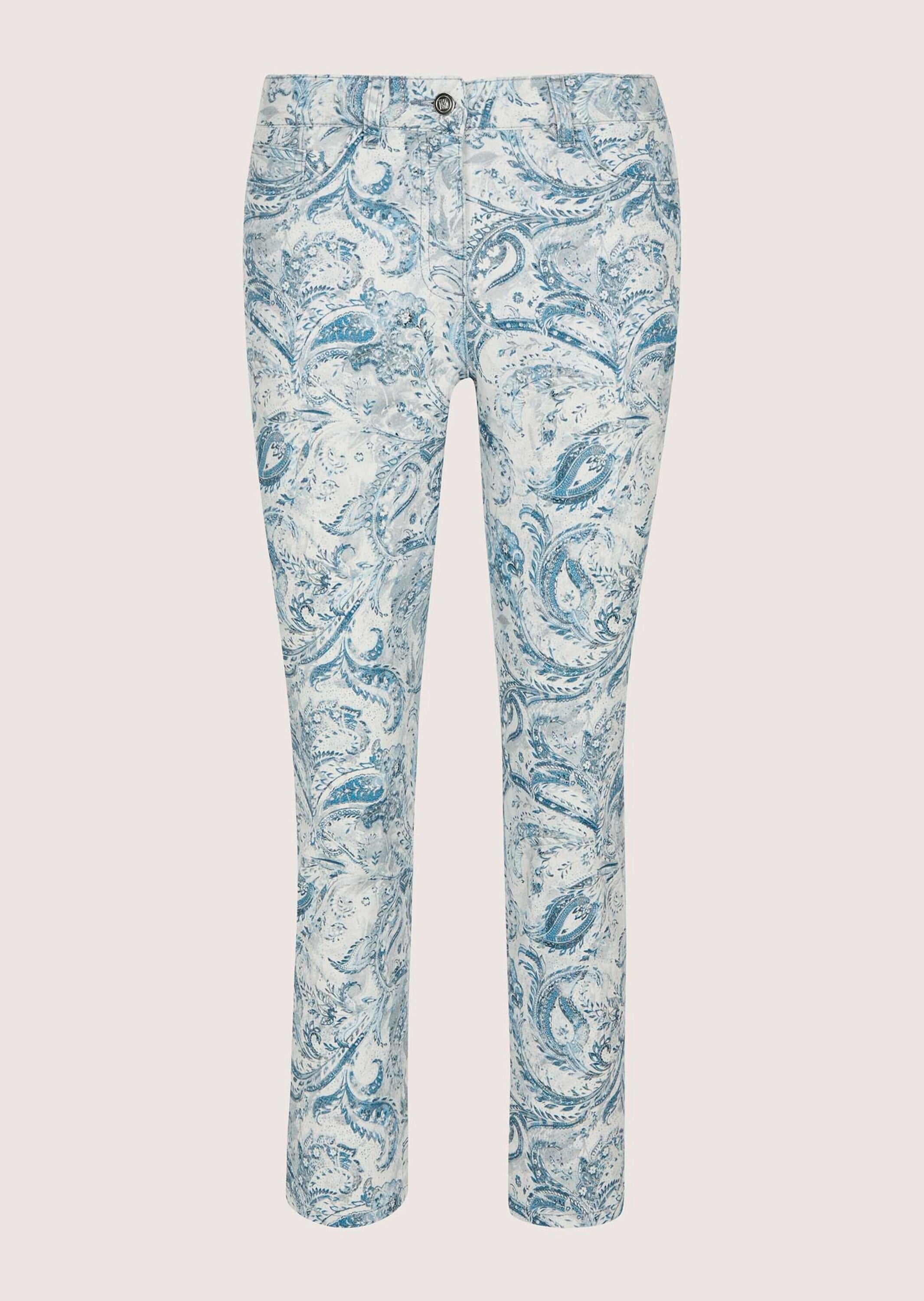 MADELEINE Chinos "Druckhose Jerseyhose mit Paisley-Muster" Paisley-Druckhose