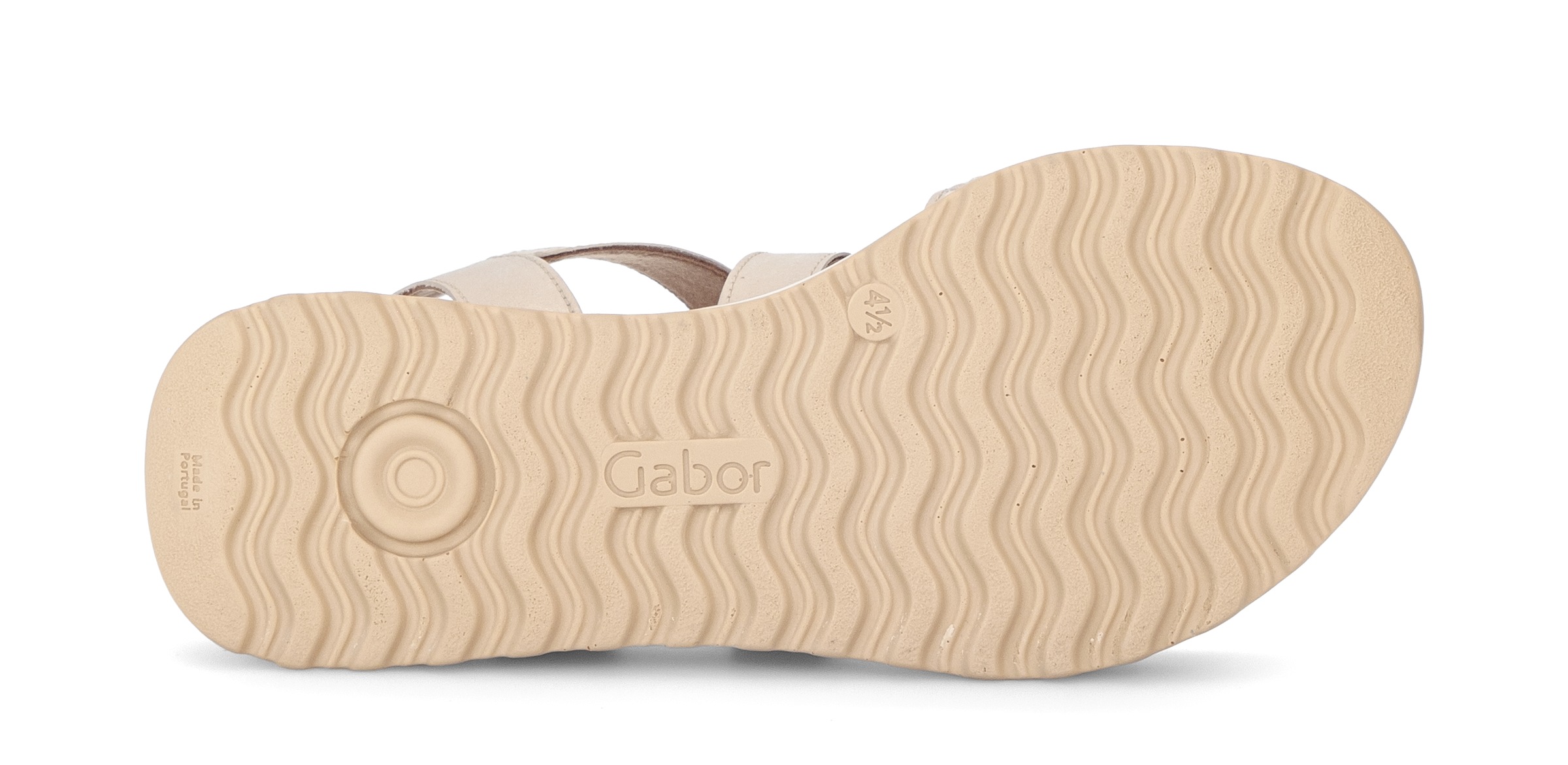 Gabor Riemchensandale »Florenz«  Sommerschuh, Sandalete, Bandage in Flechtoptik, G-Weite (=weit)