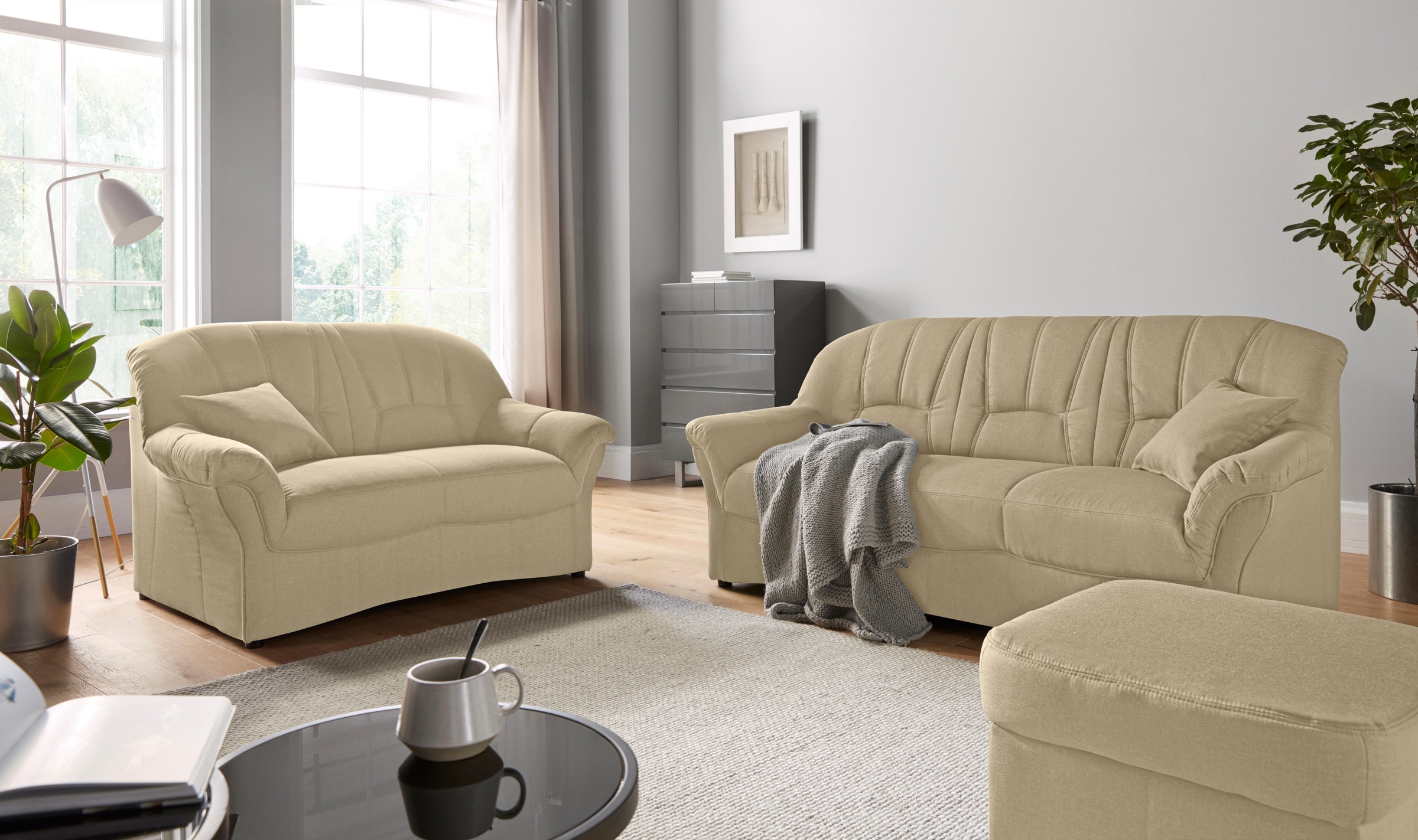 DOMO collection Polsterhocker »Bahia«