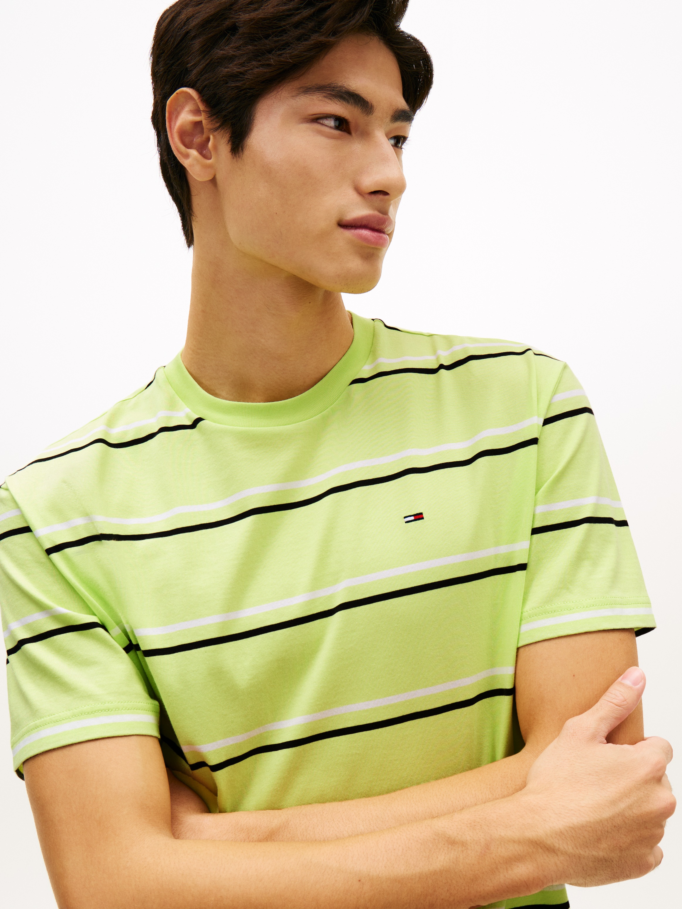 Tommy Jeans T-Shirt "RELAXED STRIPE" Relaxed fit mit Streifenmuster günstig online kaufen