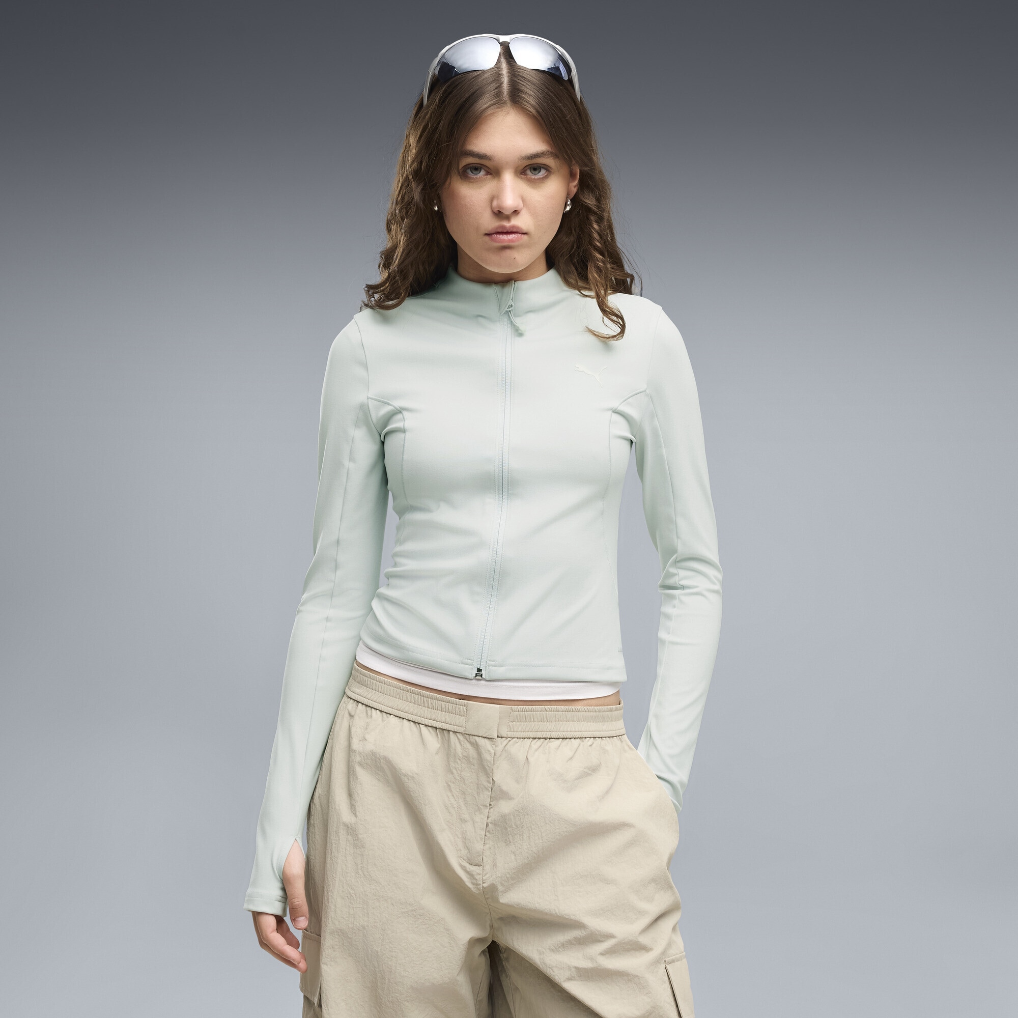 PUMA Trainingsjacke »PUMATECH SENSE Slim Trainingsjacke Damen«