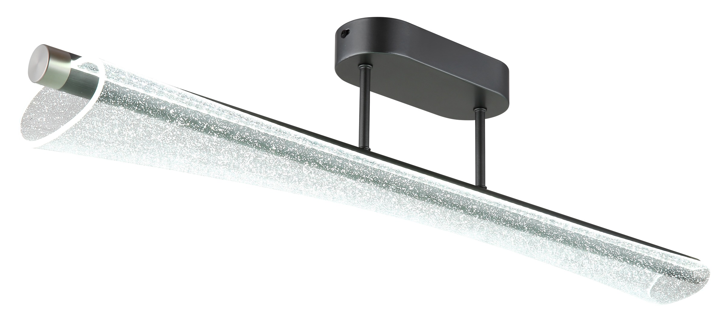 GLOBO LIGHTING Deckenleuchte »MALINDA« LED-Modul 1 Stk. Anthrazit Deckenleuchte mit Acryl klar und Memoryfunktion