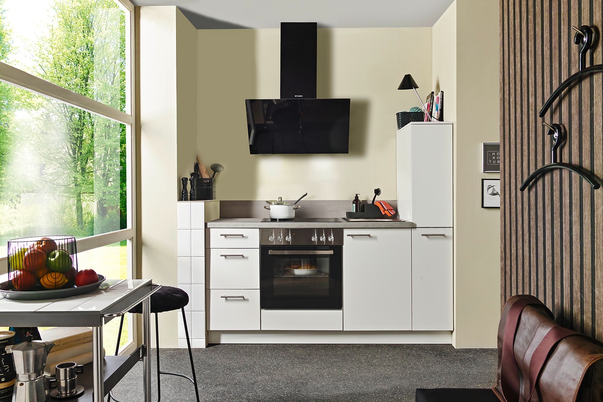 KOCHSTATION Küche »Scafa« vormontiert, wahlweise mit E-Geräten, Stellbreite 180 cm