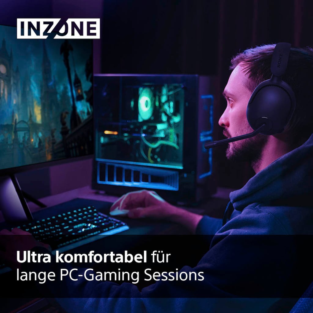 Sony Gaming-Headset »INZONE H5«, Bluetooth, Rauschunterdrückung