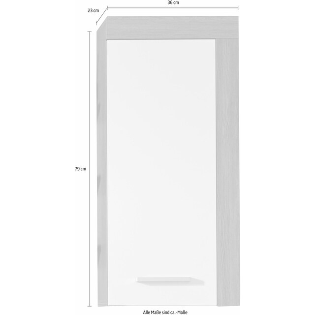 trendteam Hängeschrank »Miami«, mit Rahmenoptik in Holztönen, Breite 36 cm  bestellen | BAUR