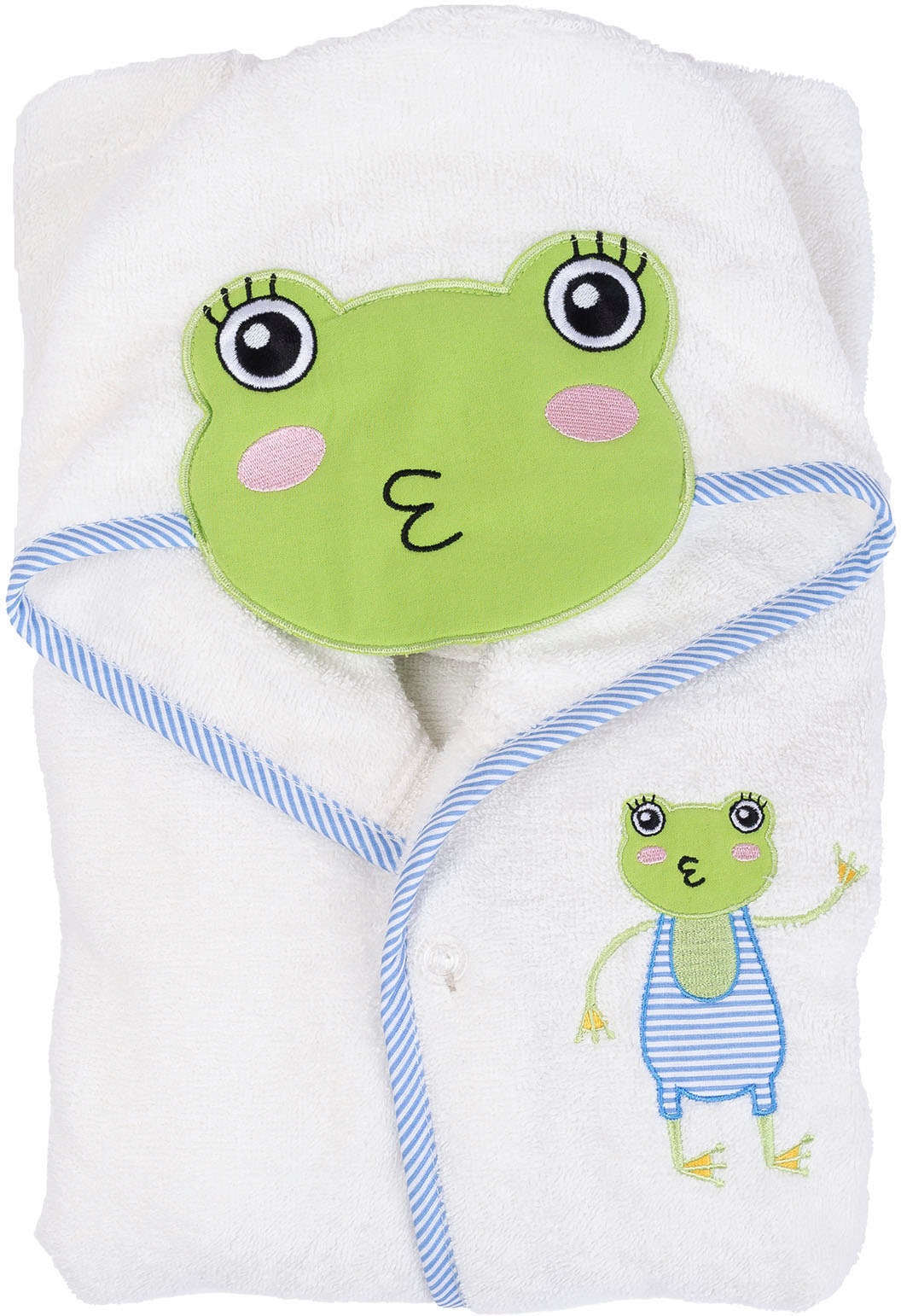 Wewo fashion Kinderbademantel "8023", (1 St.), Frosch