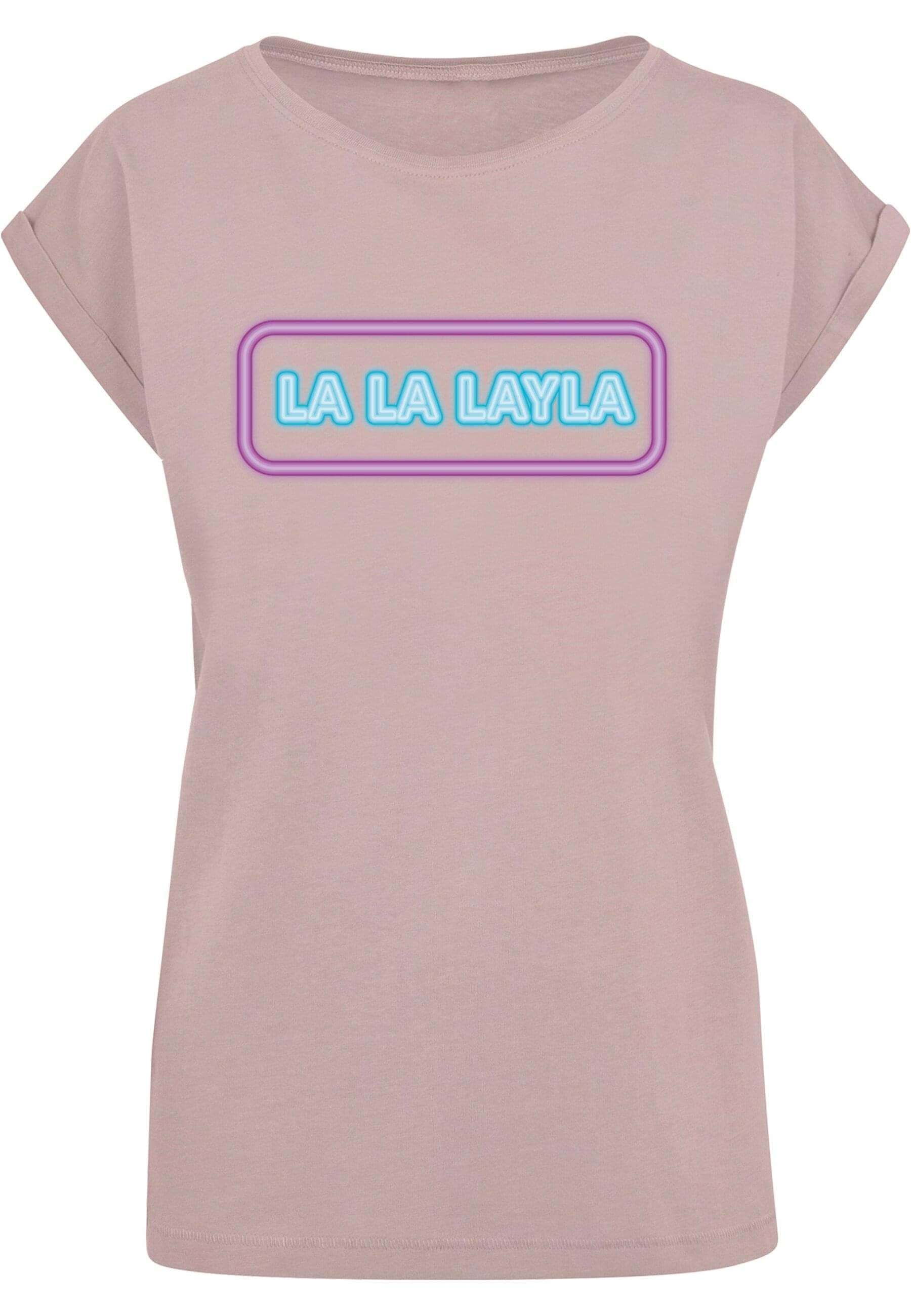 T-Shirt »Merchcode Damen Ladies LA LA LAYLA T-Shirt«