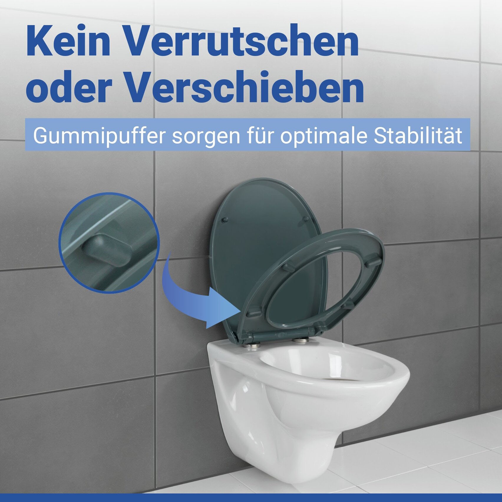 WENKO WC-Sitz »Ostuni« 1 Stk. tlg. Thermoplast, belastbar mit 300 kg, mit Absenkautomatik