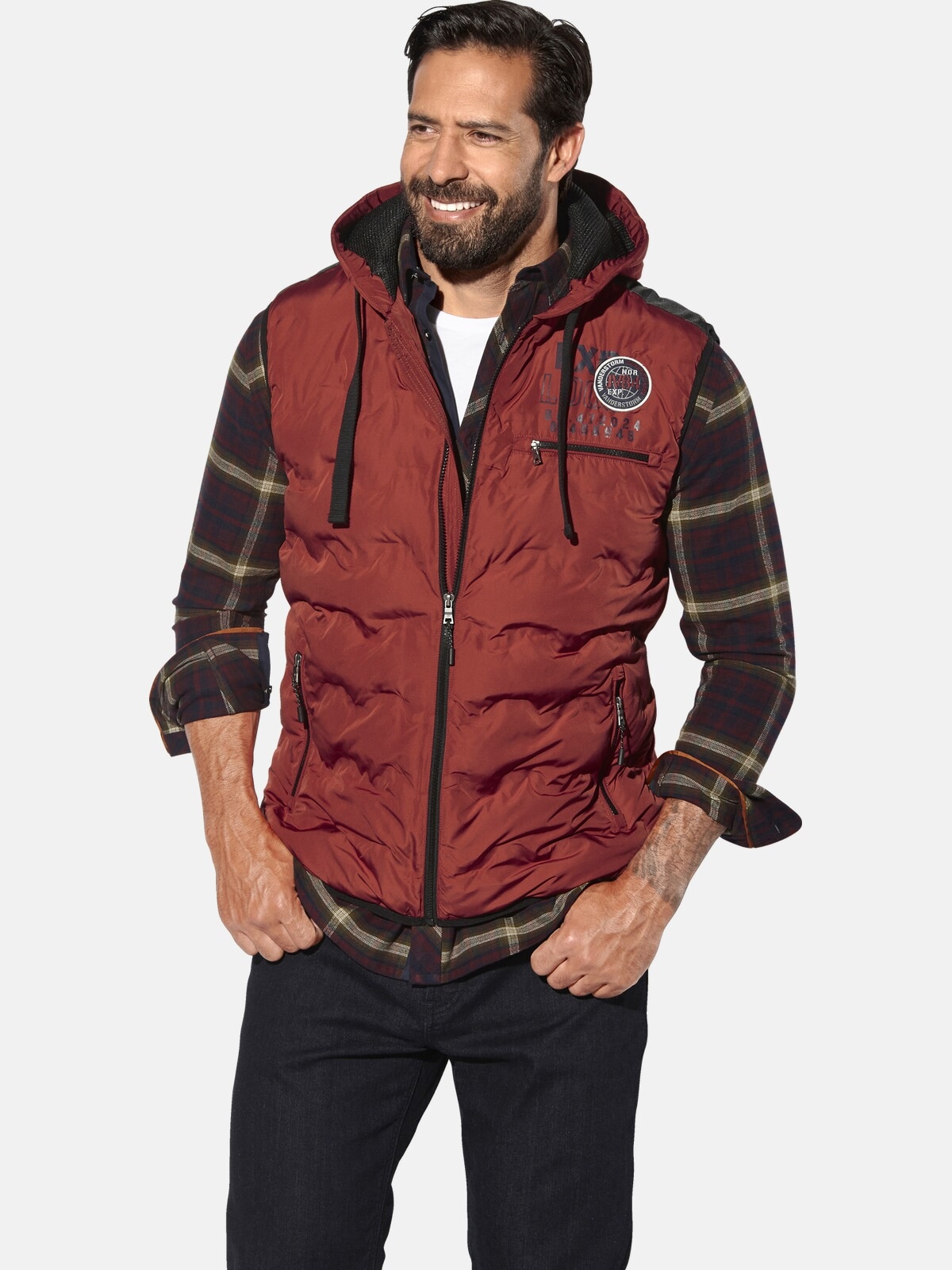 Jan Vanderstorm Steppweste "Steppweste ERKULF" günstig online kaufen