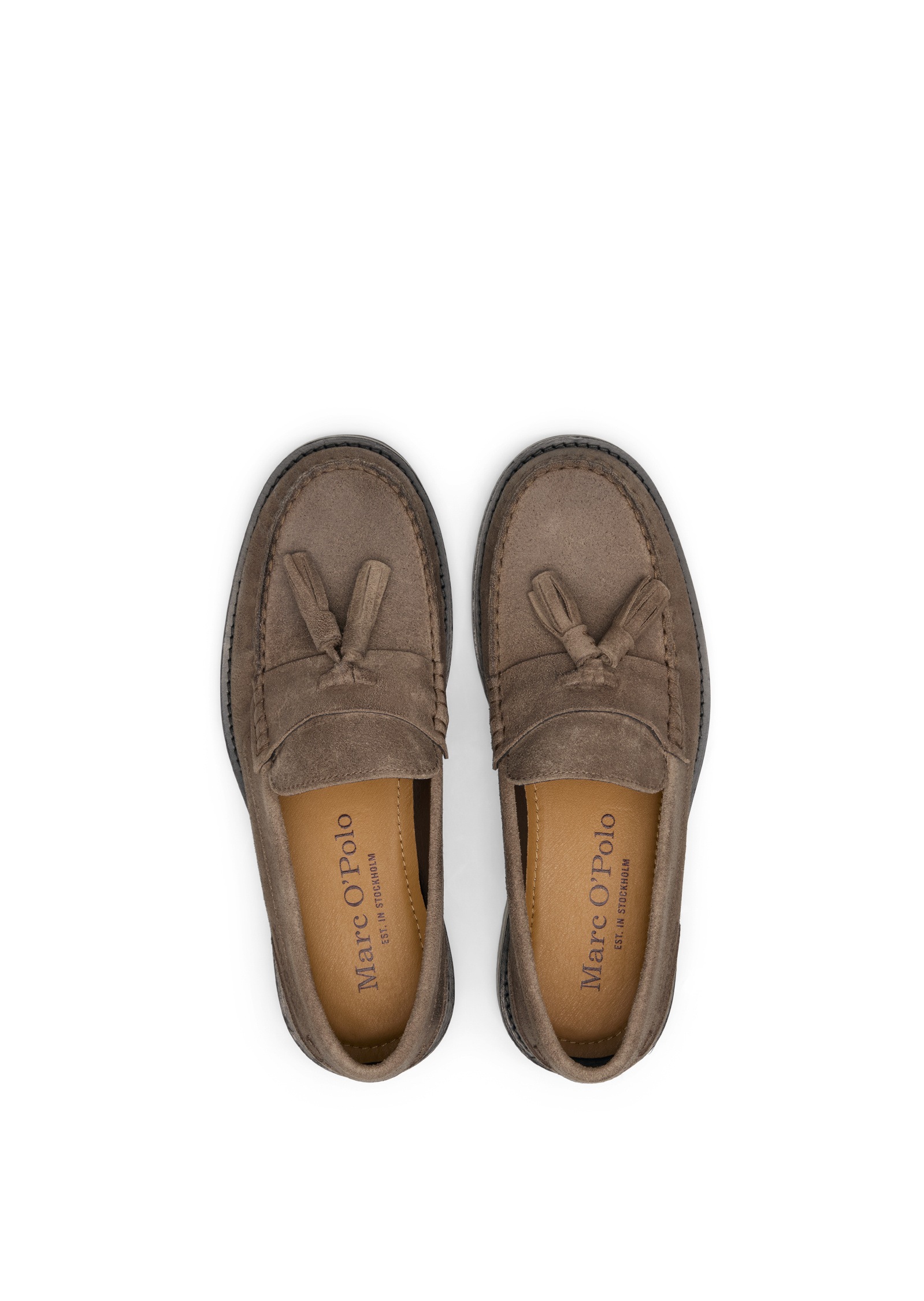 Marc O'Polo Loafer »aus gewachstem Veloursleder«
