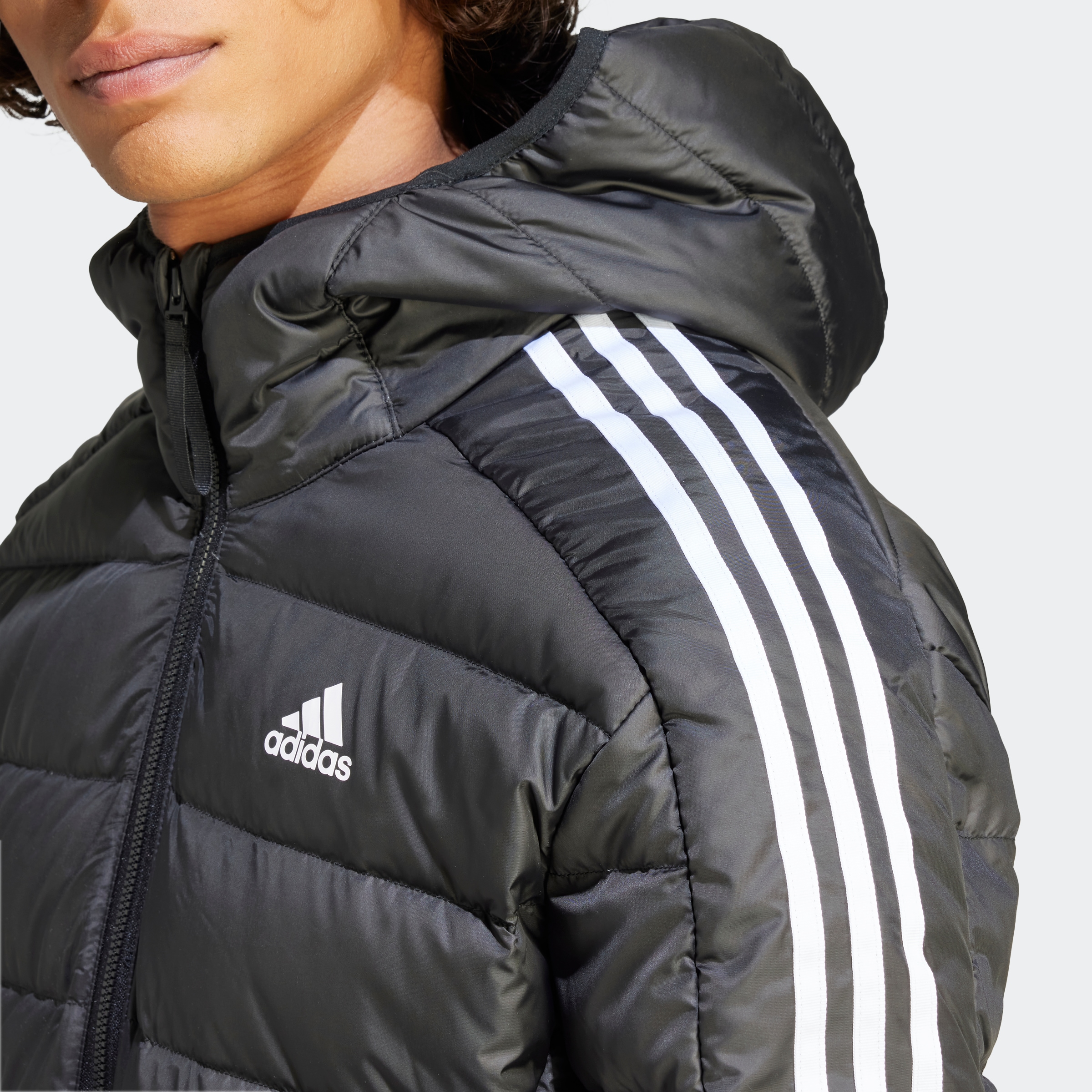 adidas Sportswear Steppmantel »ESS 3S L D H PA«, (1 tlg.)