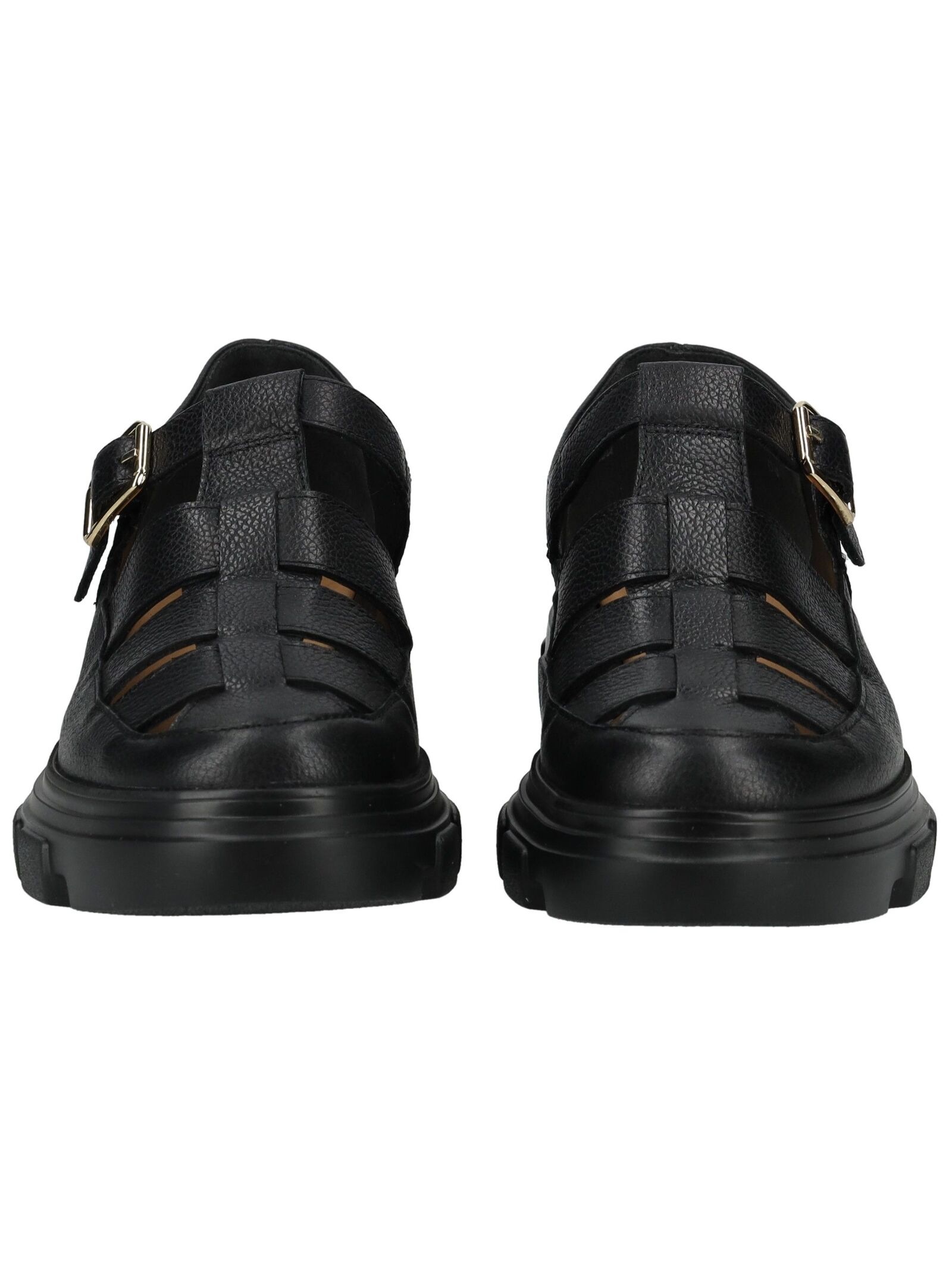Slipper PAUL GREEN "Paul Green Slipper Leder", Damen, Gr. 39, schwarz, Leder, Schuhe Slipper 2