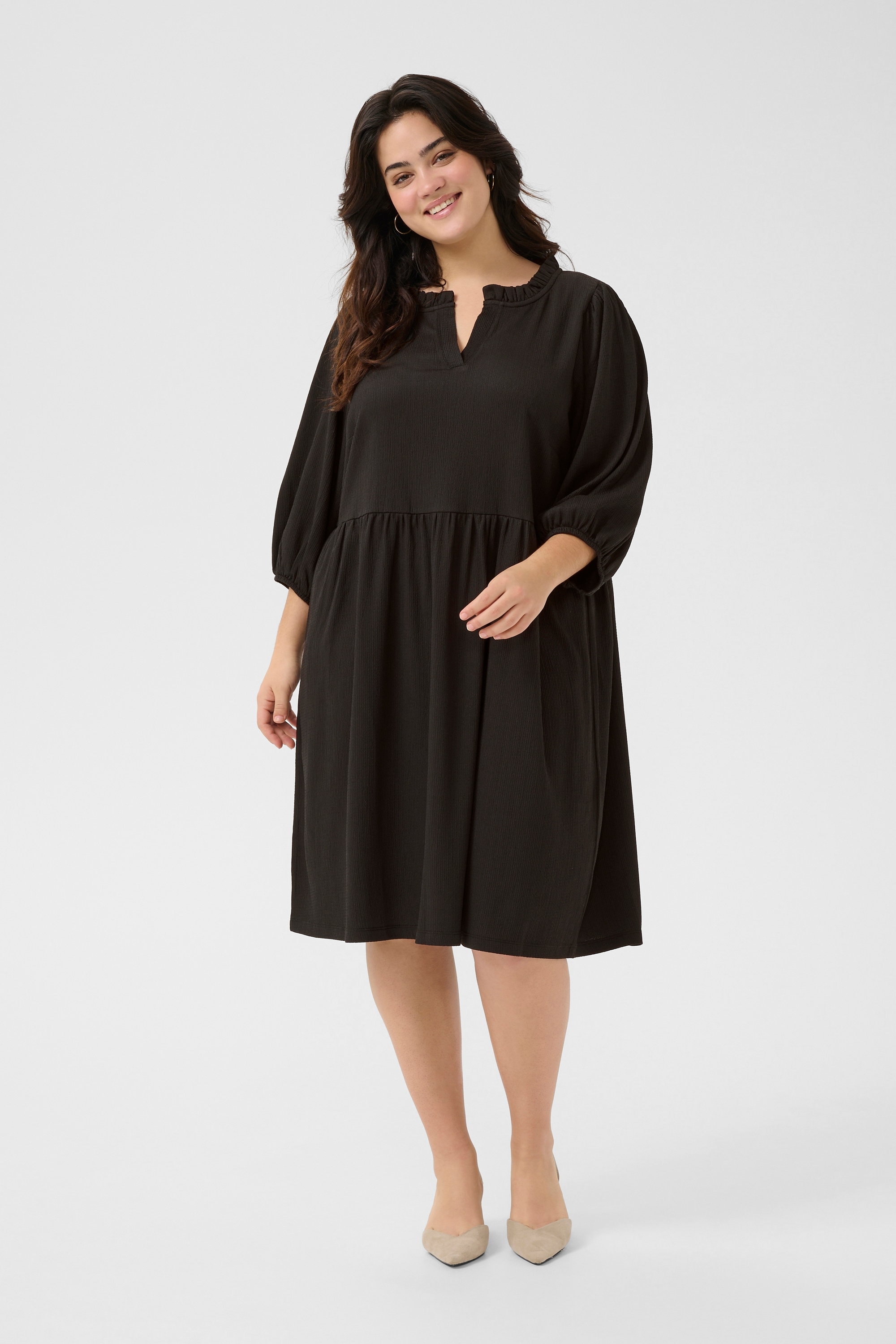 KAFFE Curve Jerseykleid »Damen Jerseykleid KCmilly«