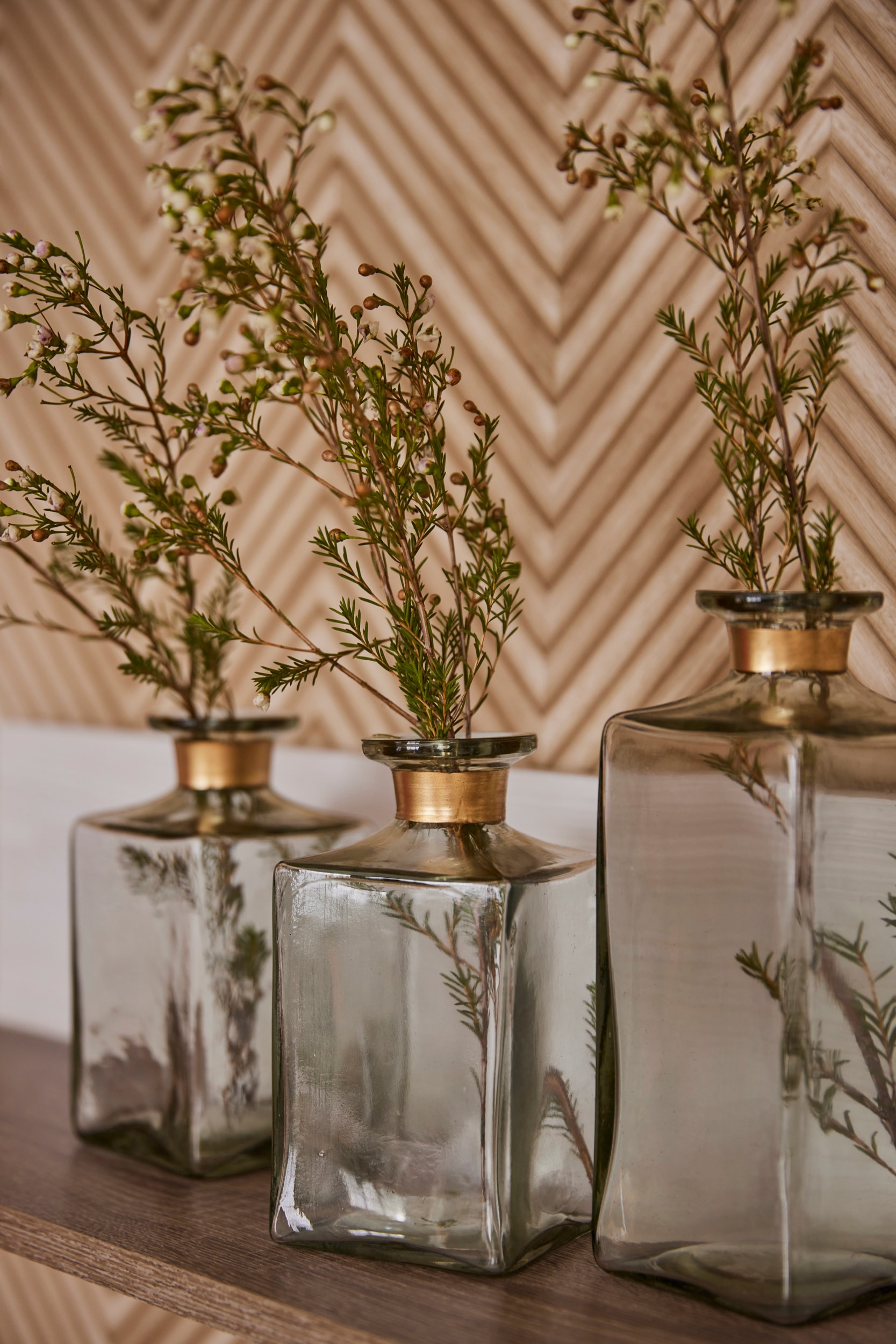 AM Design Dekovase »Klassische Glasvase in klarer Form«, für Blumen und Deko