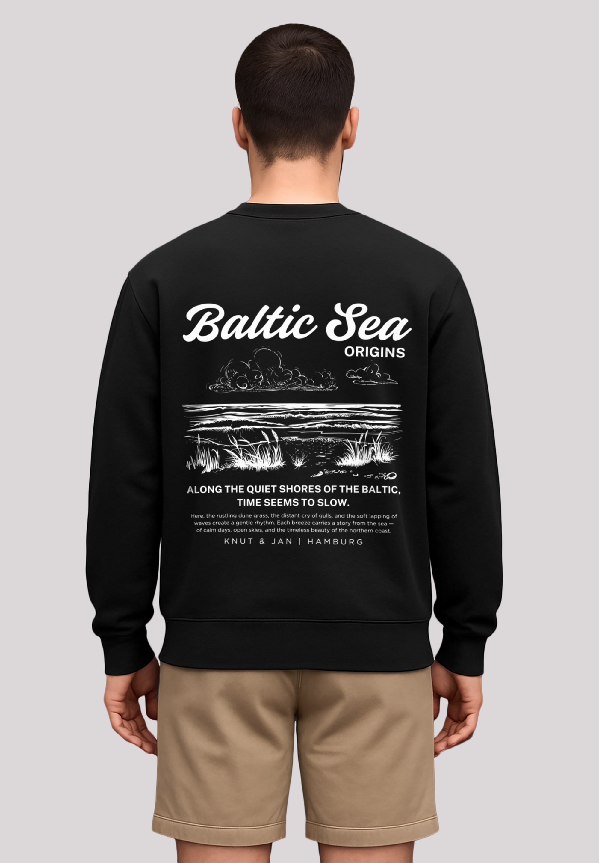 F4NT4STIC Sweatshirt »Knut & Jan Baltic Sea Origins«, Premium Qualität, Knut & Jan Hamburg