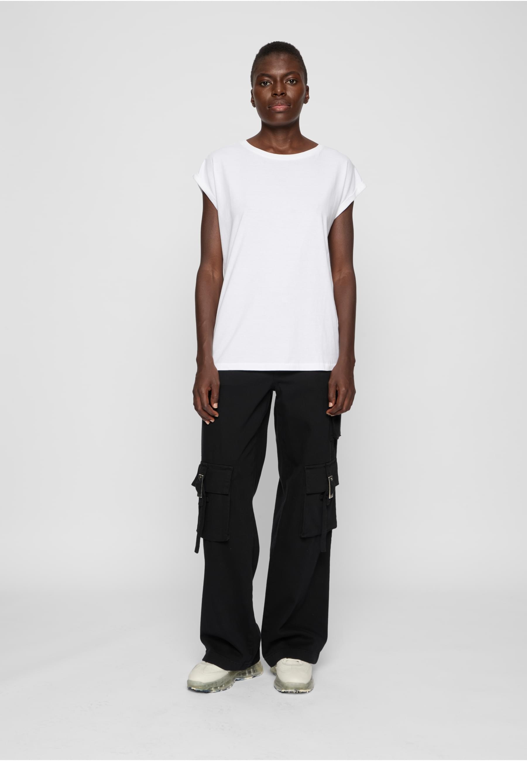 URBAN CLASSICS T-Shirt »Urban Classics Pre-Pack Ladies Extended Shoulder Tee«, (1 tlg.)
