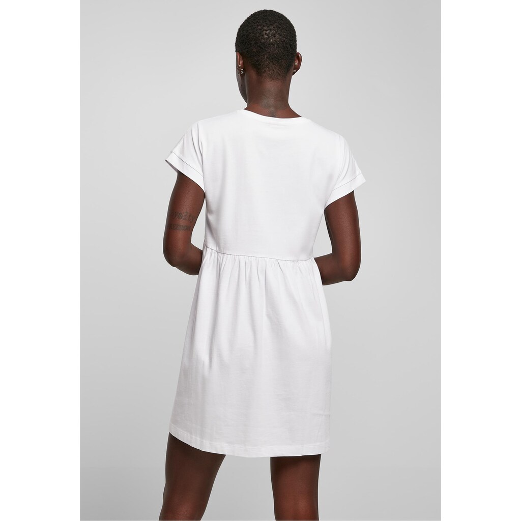URBAN CLASSICS Shirtkleid »Urban Classics Damen Ladies Organic Empire Valance Tee Dress«, (1 tlg.)