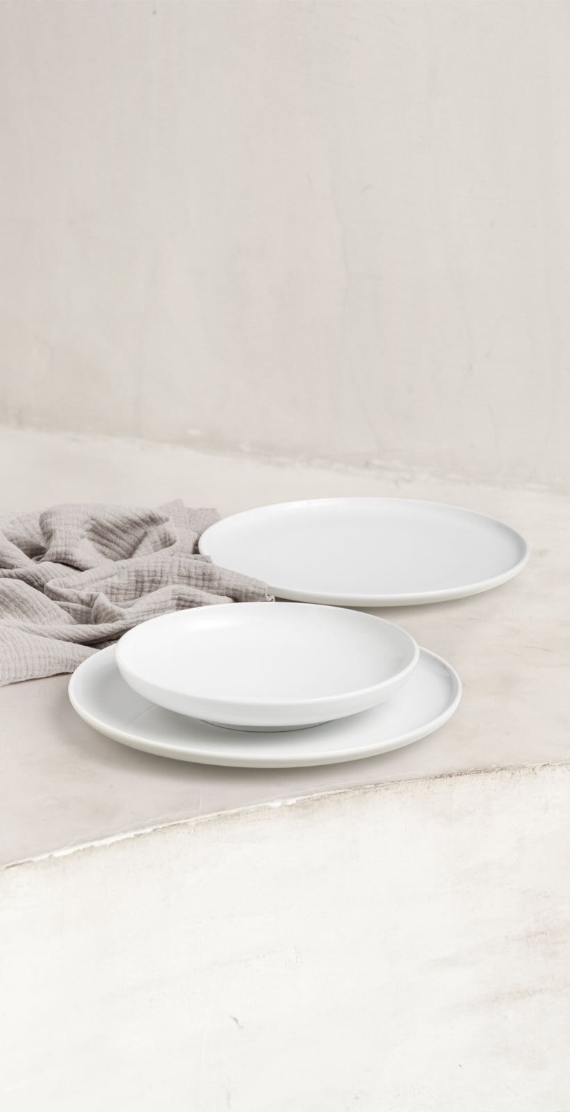 Seltmann Weiden Suppenteller »Suppenteller Sento Home ø 21,3 cm 6er Set weiß«