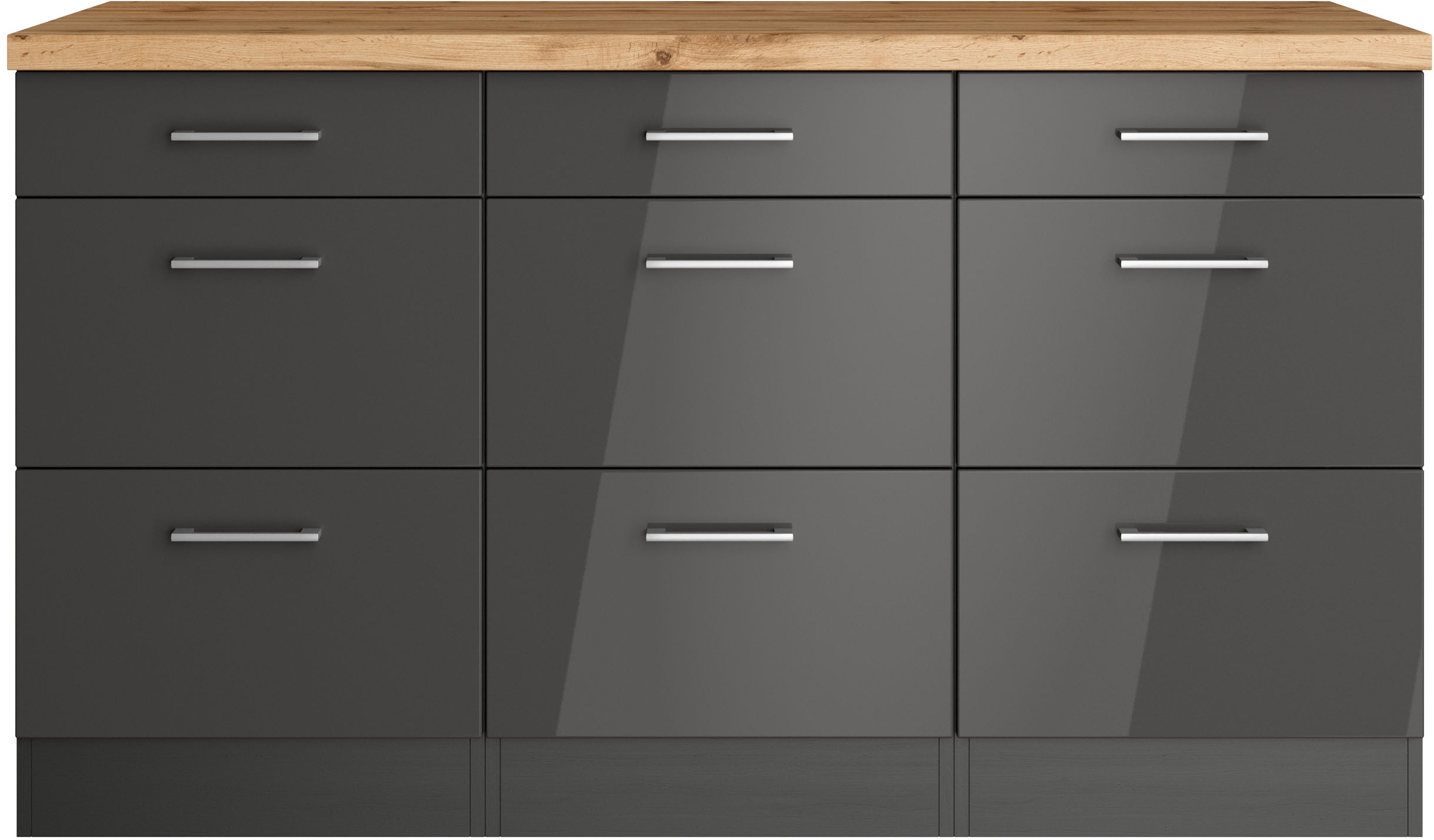 KOCHSTATION Unterschrank "KS-Milan", HELD Möbel,Auszugschrank 150 cm, matte günstig online kaufen