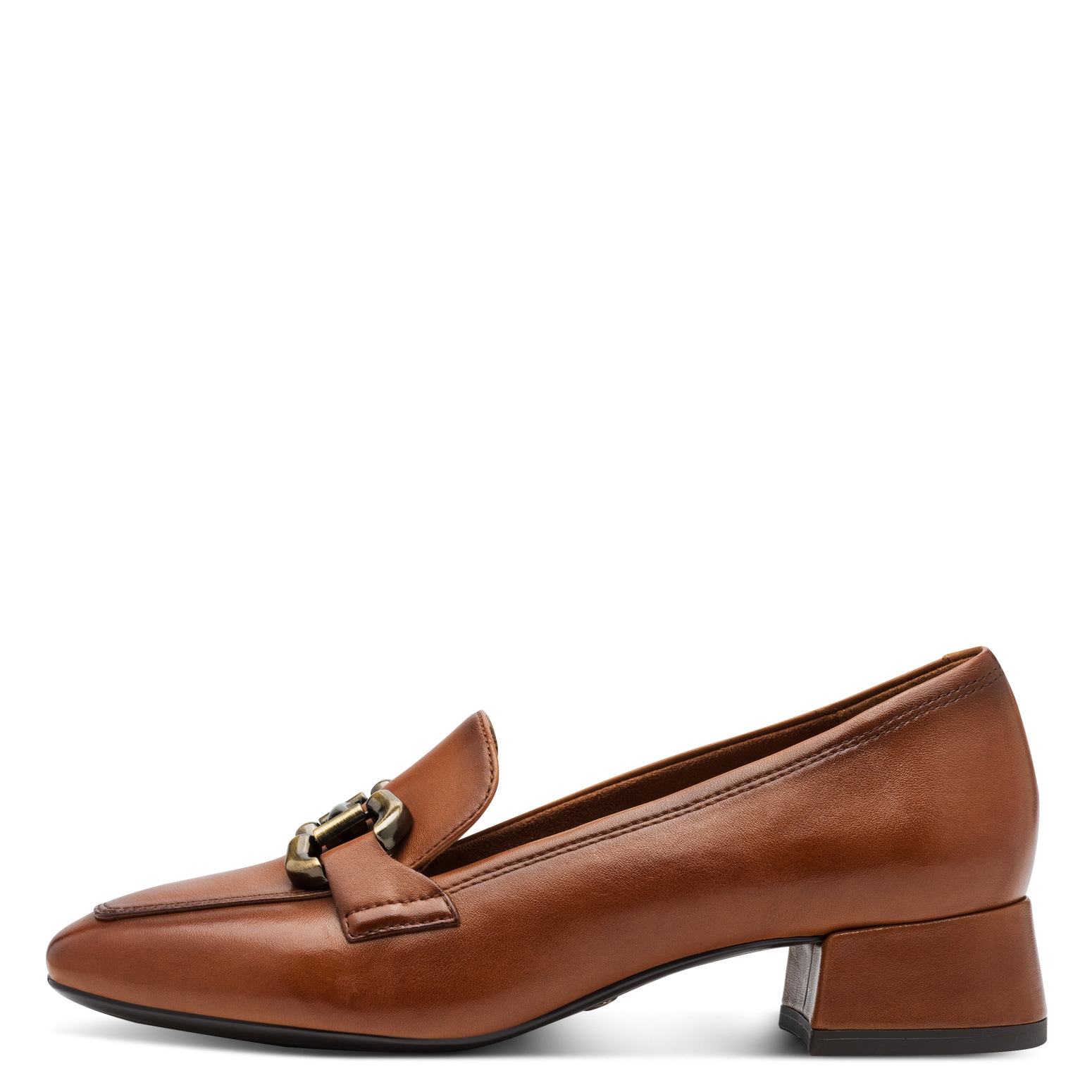 Tamaris Pumps, Blockabsatz, Slipper, Businessschuh mit Zierriegel, Schmuckelement