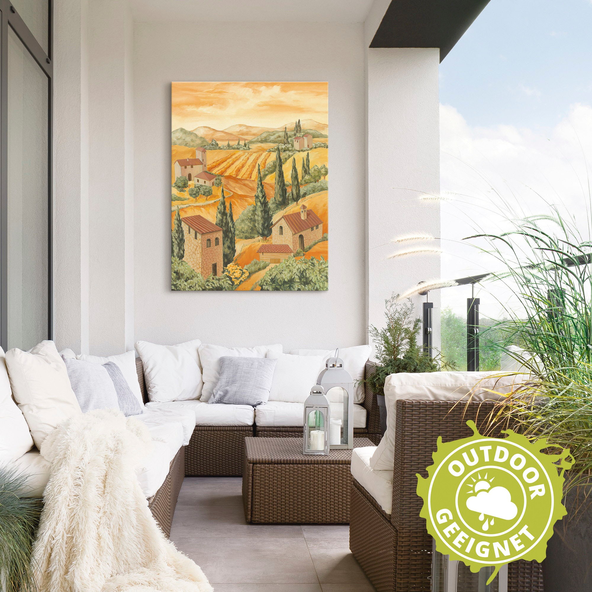 Artland Wandbild »Italien Toscana«, Europa, (1 St.), als Alubild, Outdoorbild, Leinwandbild, Poster in verschied. Größen