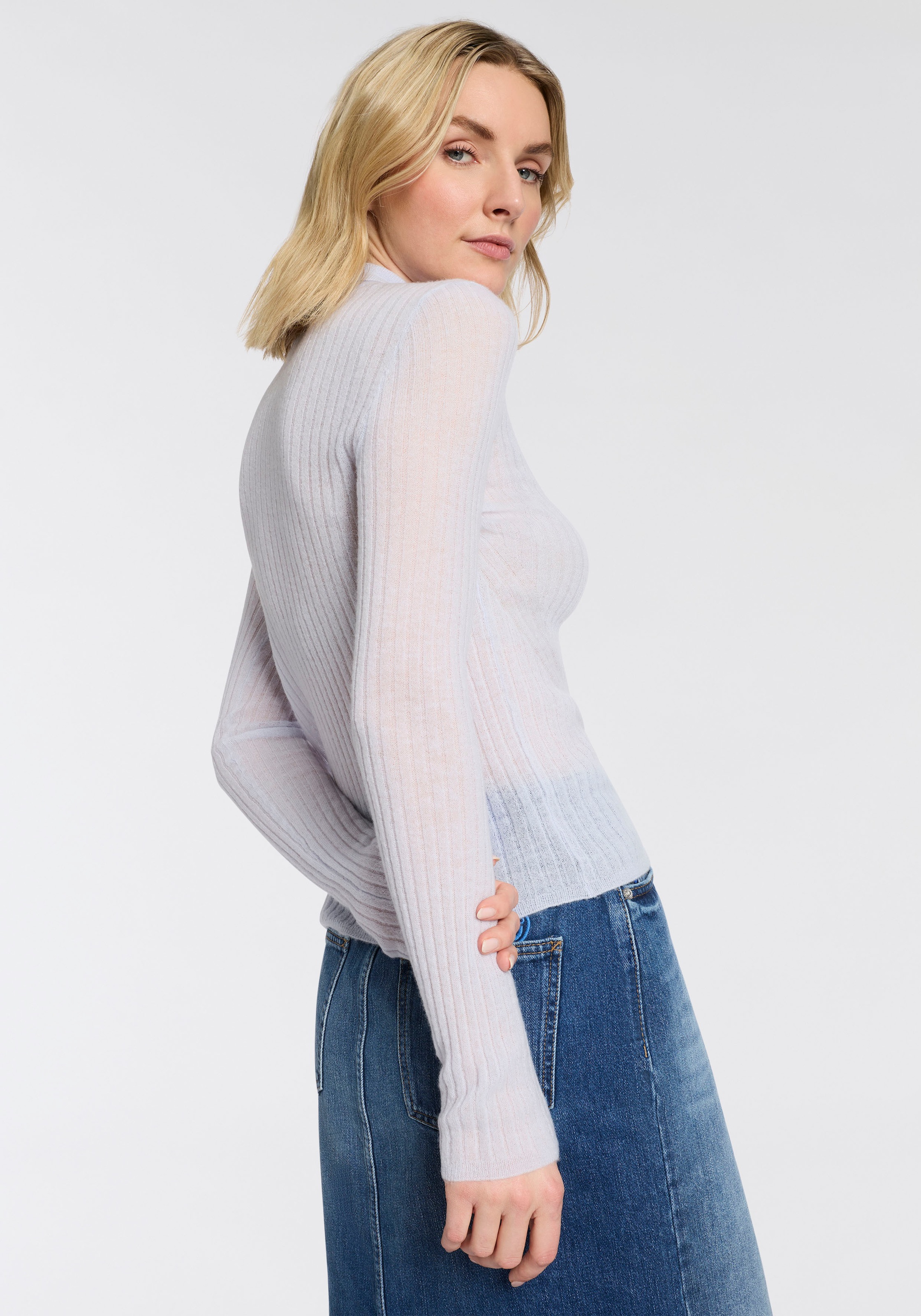 BOSS ORANGE Polokragenpullover "Fuganel Premium Damenmode" mit Knopfleiste, günstig online kaufen