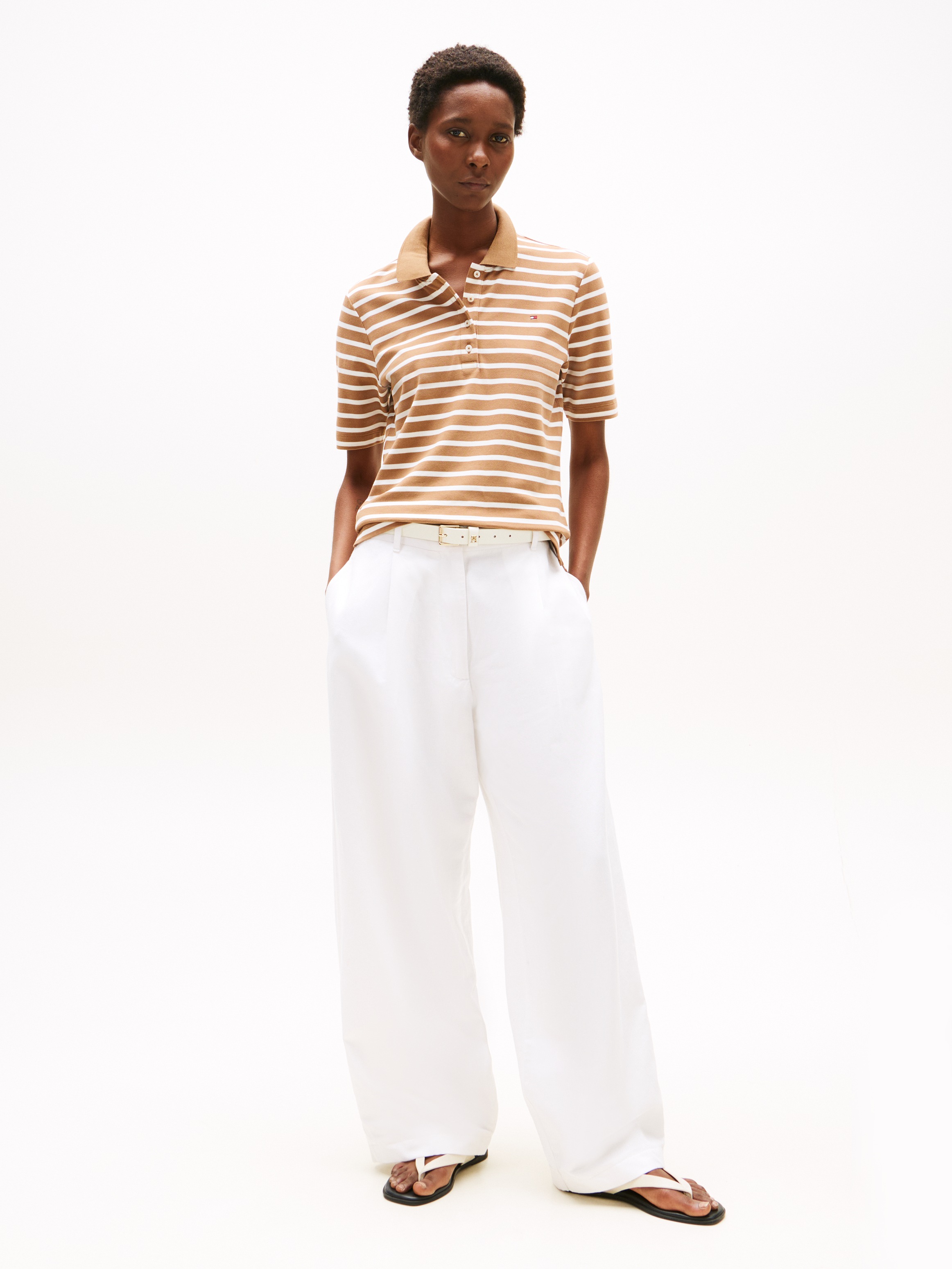 Tommy Hilfiger Poloshirt "Regular Fit Pique Premium Polo" Baumwollmischung, günstig online kaufen