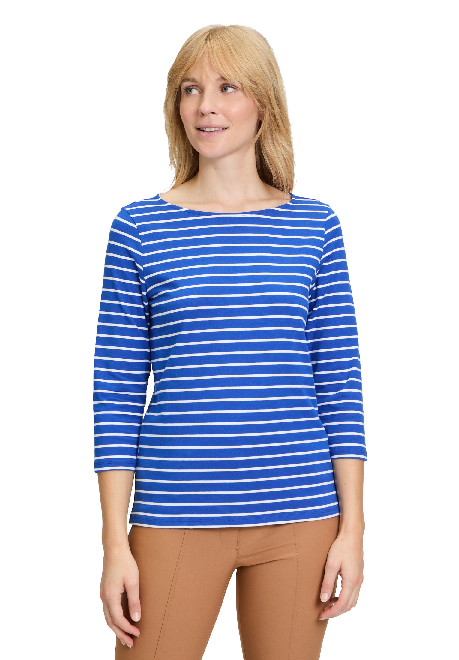 Betty Barclay 3/4-Arm-Shirt "Betty Barclay Ringelshirt mit U-Boot-Ausschnitt", Druck