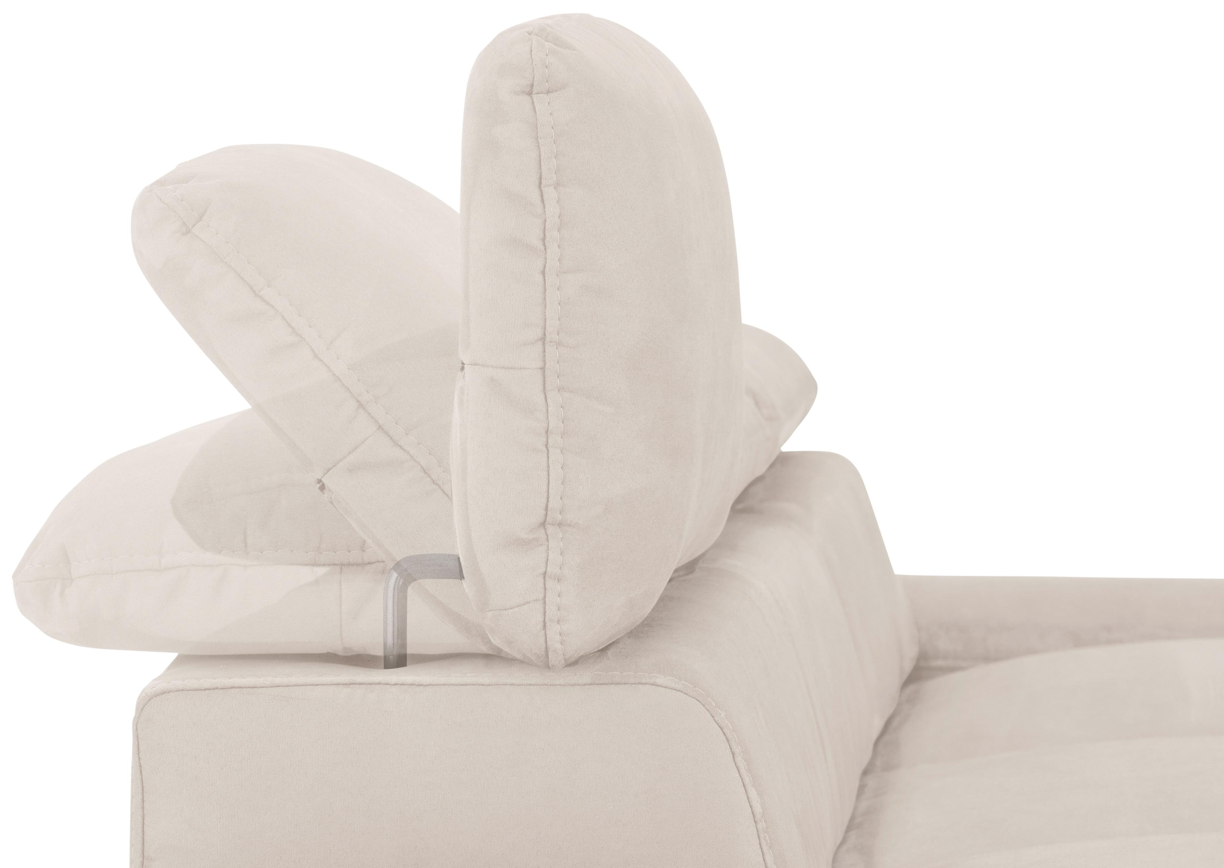 Home affaire Ecksofa »Alberto L-Form«, mit Kopfteilverstellung, wahlweise mit Bettfunktion