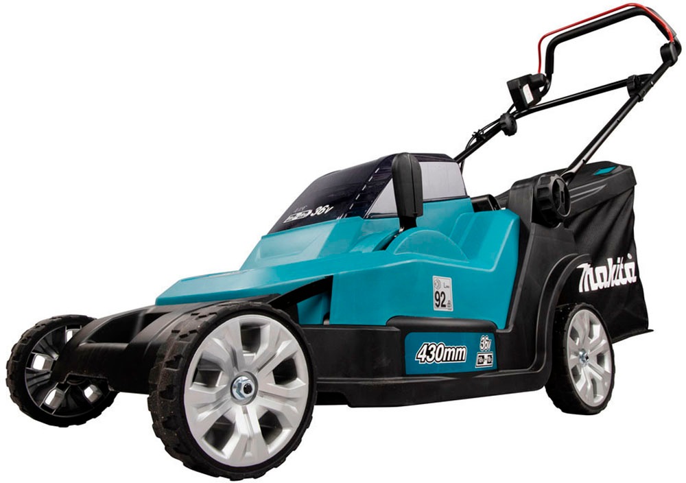 Thumbnail - Makita Akkurasenmäher "DLM432PT2", mit 2 Akkus 18V/5 Ah LXT, und Doppel-Schnellladegerät