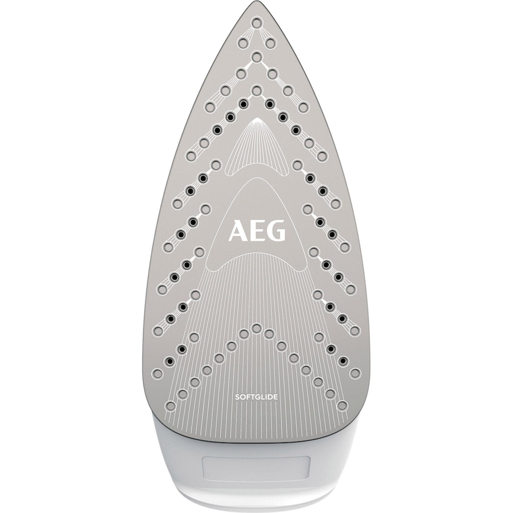 AEG Dampfbügeleisen »EasyLine DB 1740LG«, 2400 W, Filtration mit Anti-Kalk-Patrone, Restwärmeanzeige, 110 g Dampfstoss