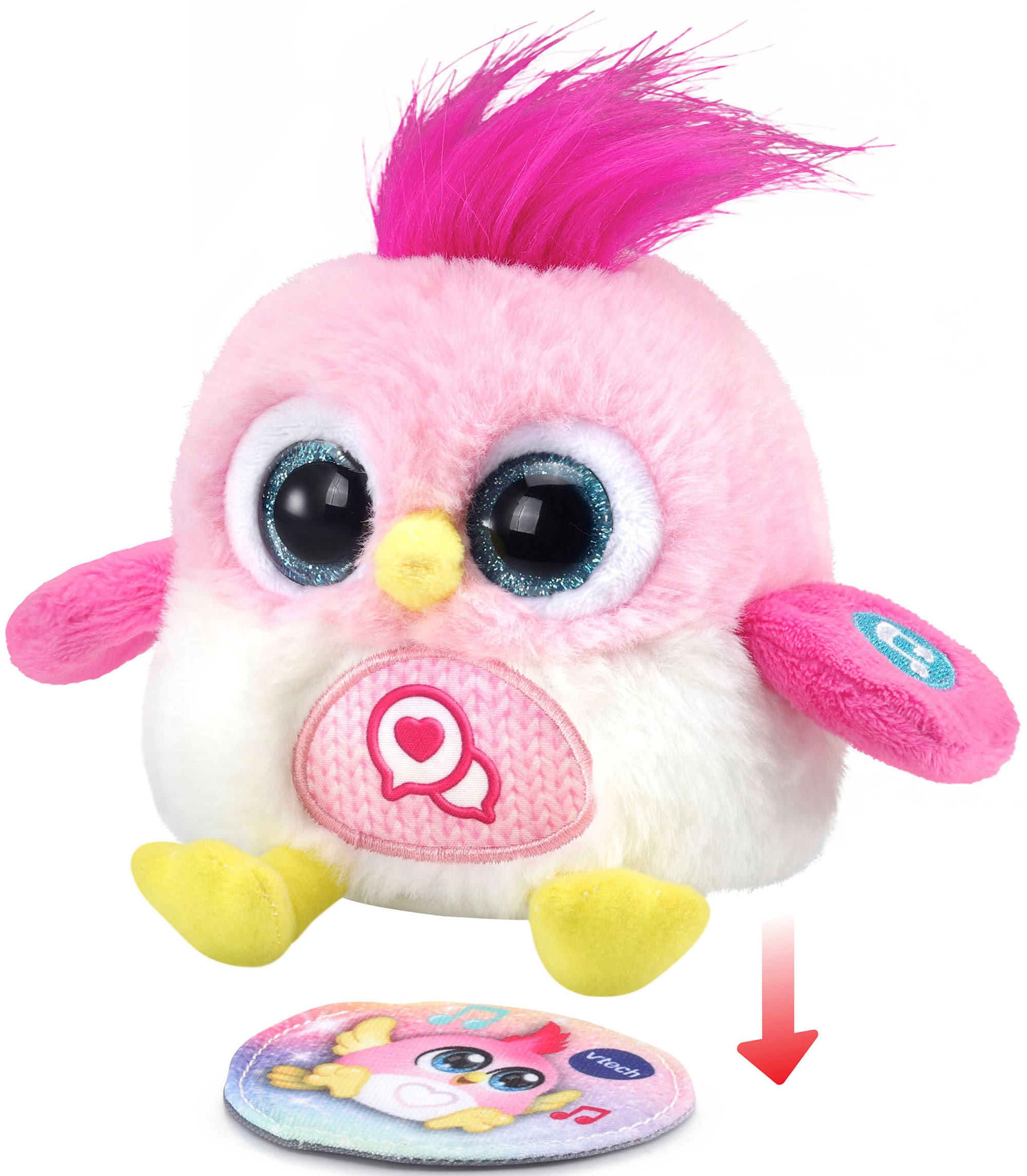 Vtech® Kuscheltier »Vtech Baby, LoLibirds, Momo«, mit Leucht- und Soundeffekten