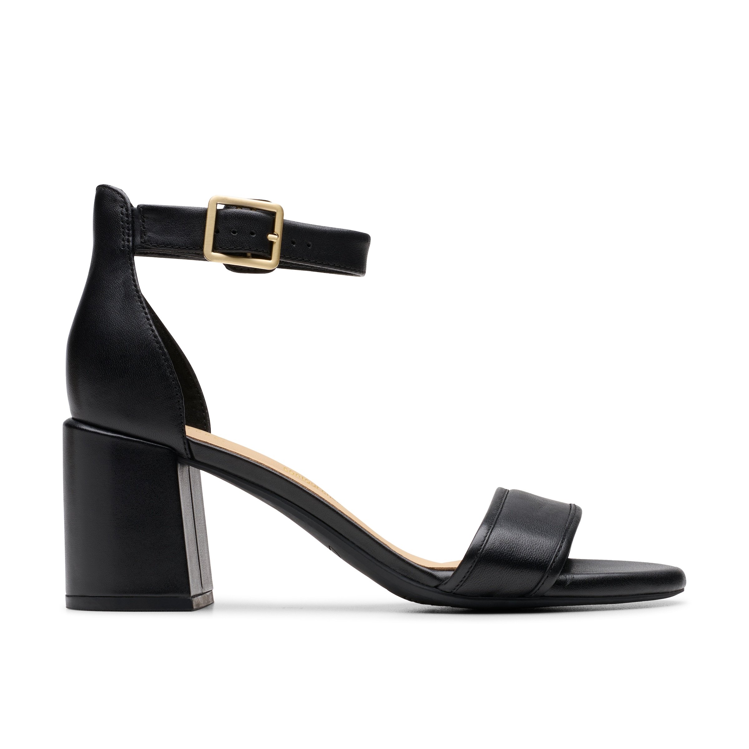 Clarks Sandale »Ezoria Mae«, Festtagsschuh, Sandalette mit Blockabsatz