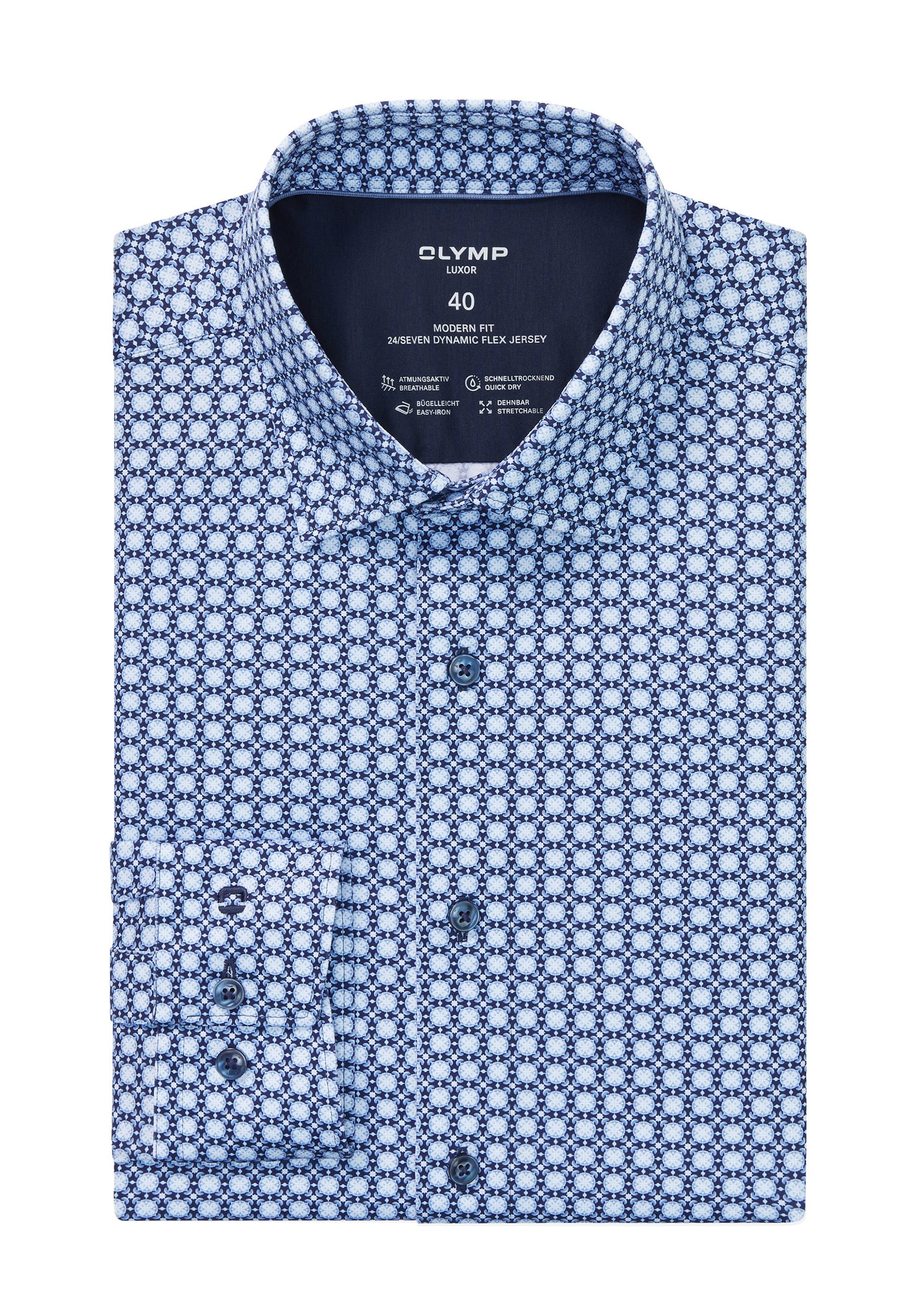 OLYMP Businesshemd "OLYMP Luxor 24/Seven, modern fit, New Kent" günstig online kaufen