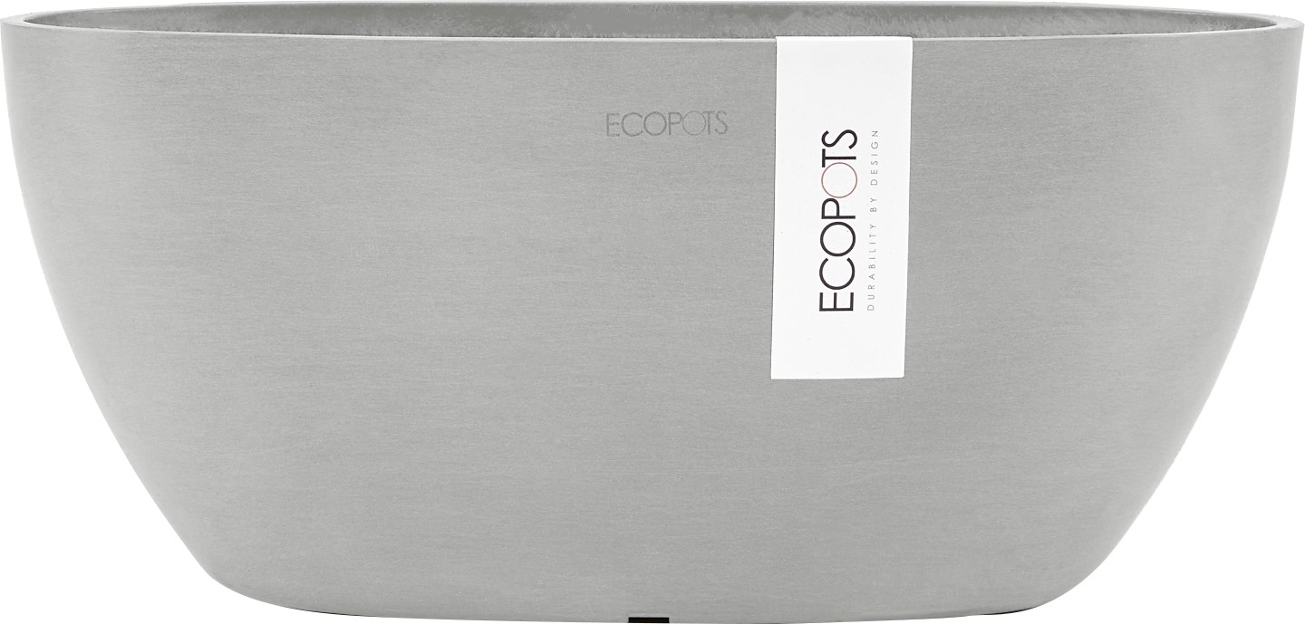 ECOPOTS Blumentopf "SOFIA White Grey", BxTxH: 13x13x13,5 cm