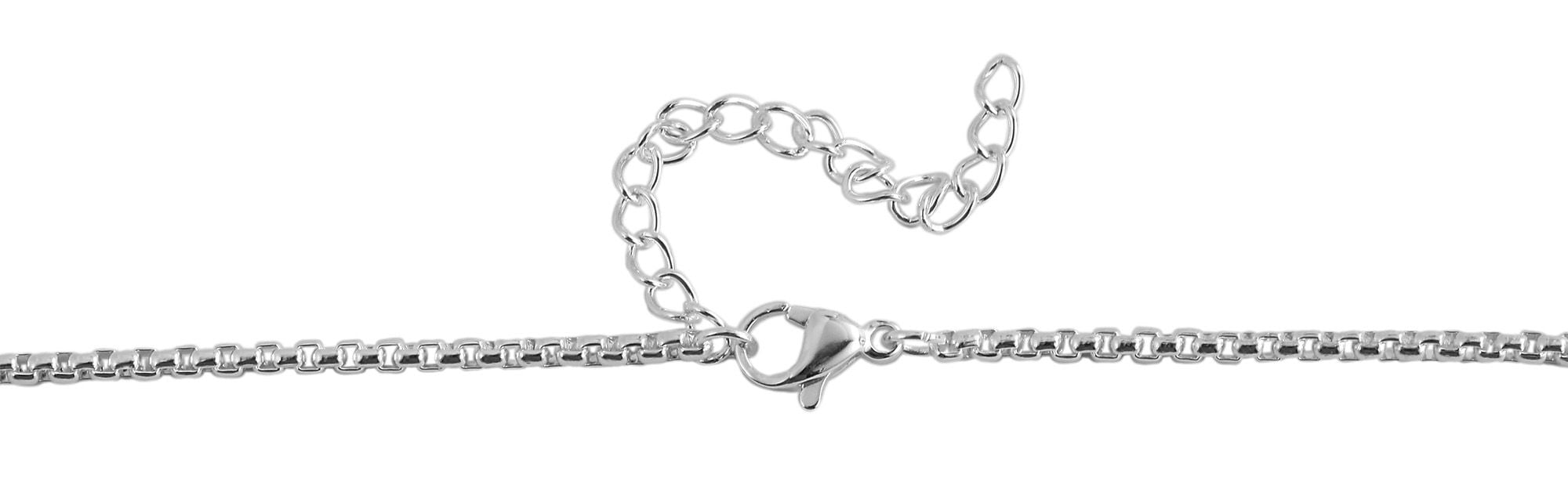 Adelia´s Gliederkette »Unisex Halskette – Venezianerkette aus Edelstahl 40 cm« Zum Verschenken – ideal zum Muttertag