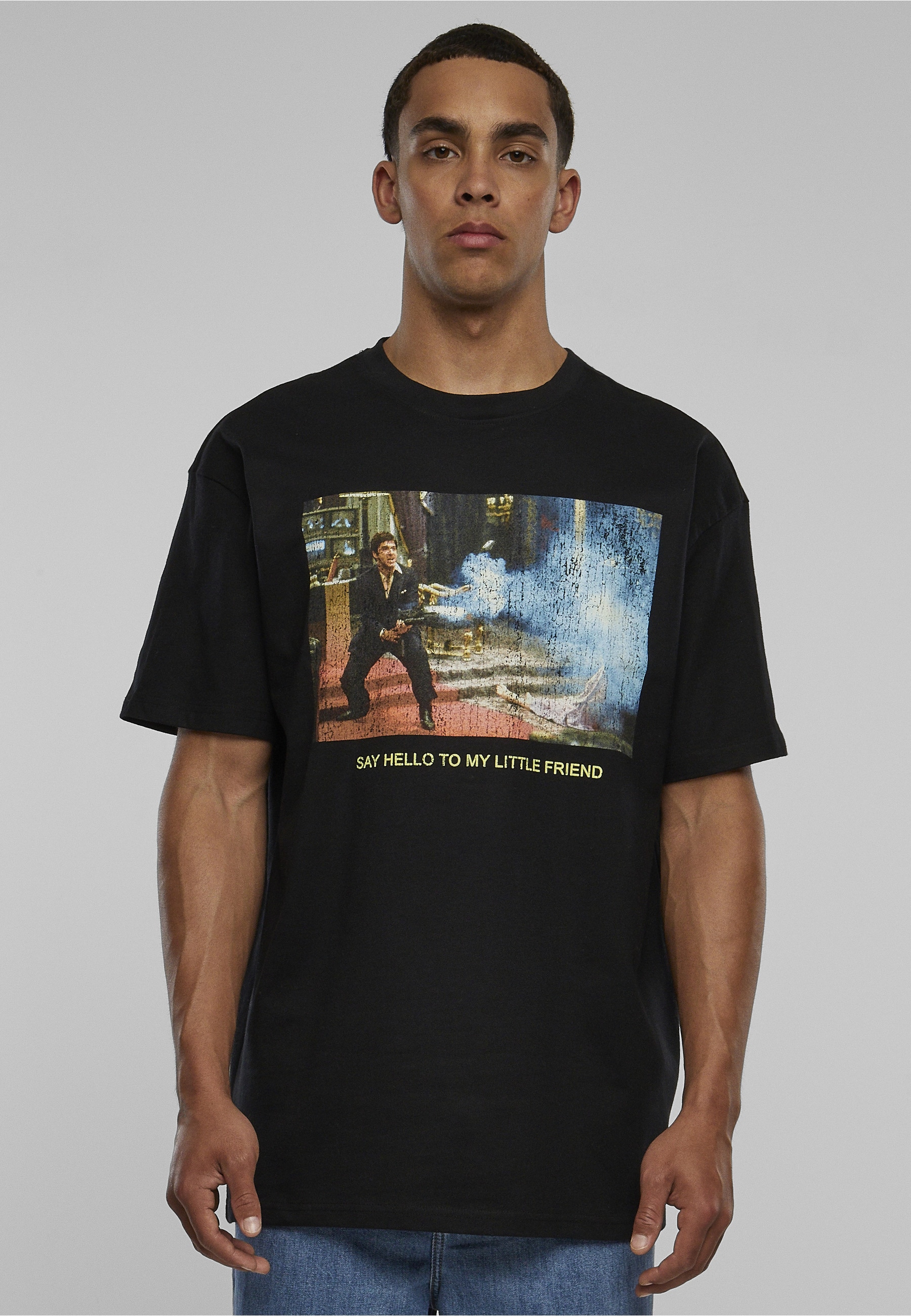 Upscale by Mister Tee T-Shirt »Upscale by Mister Tee Herren Scarface Little Friend Oversize Tee« 1