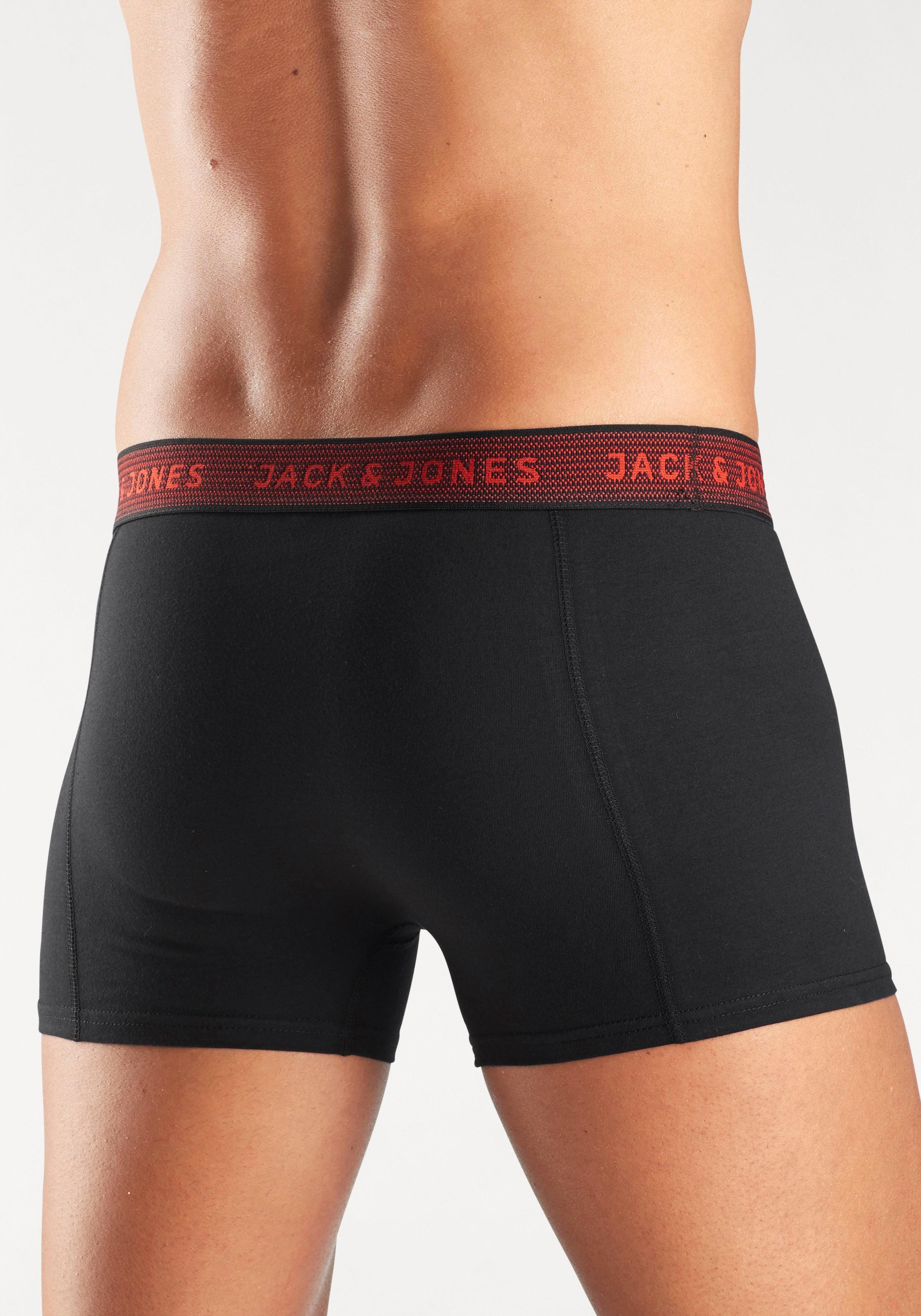 Jack & Jones Boxer »JAC Waistband Trunks«, (Packung, 3 St.)