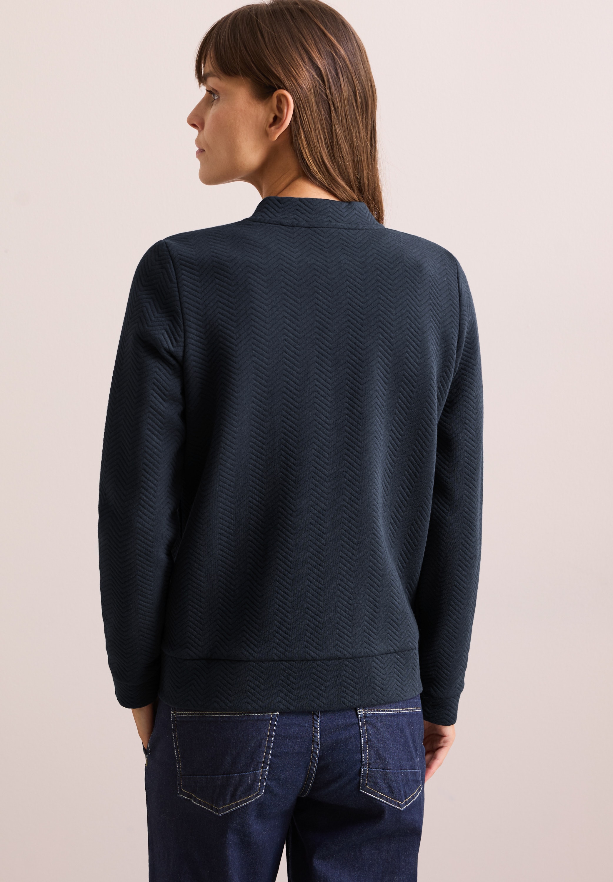 Cecil Cardigan, aus softem Materialmix