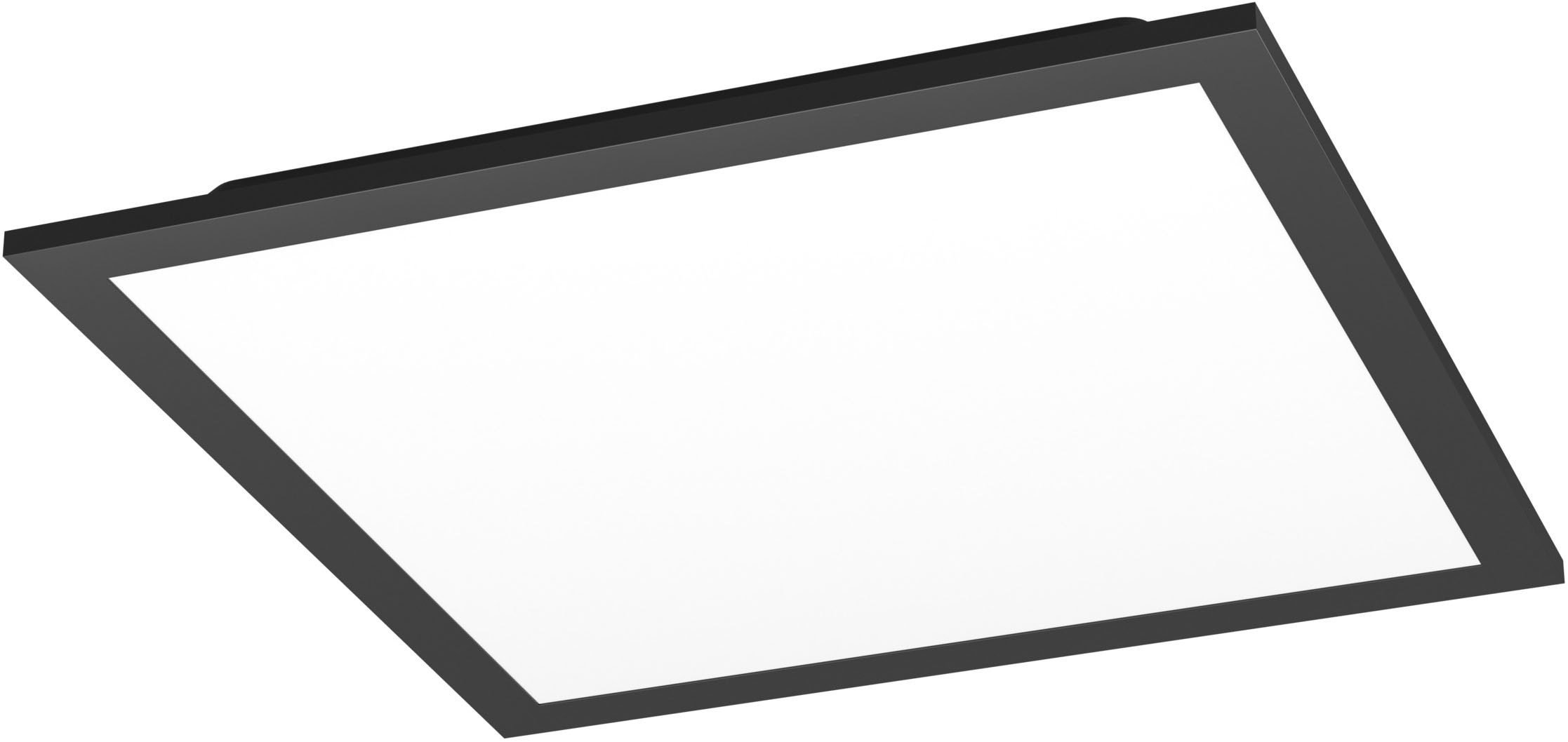 EGLO LED Deckenleuchte "MORADILLO-Z Deckenlampe - Stahl - LED - 14W - IP20", 1, H: 6,1cm, 1 Stk., schwarz, Wohnzimmer, Leuchten, Wohzimmerlampe,