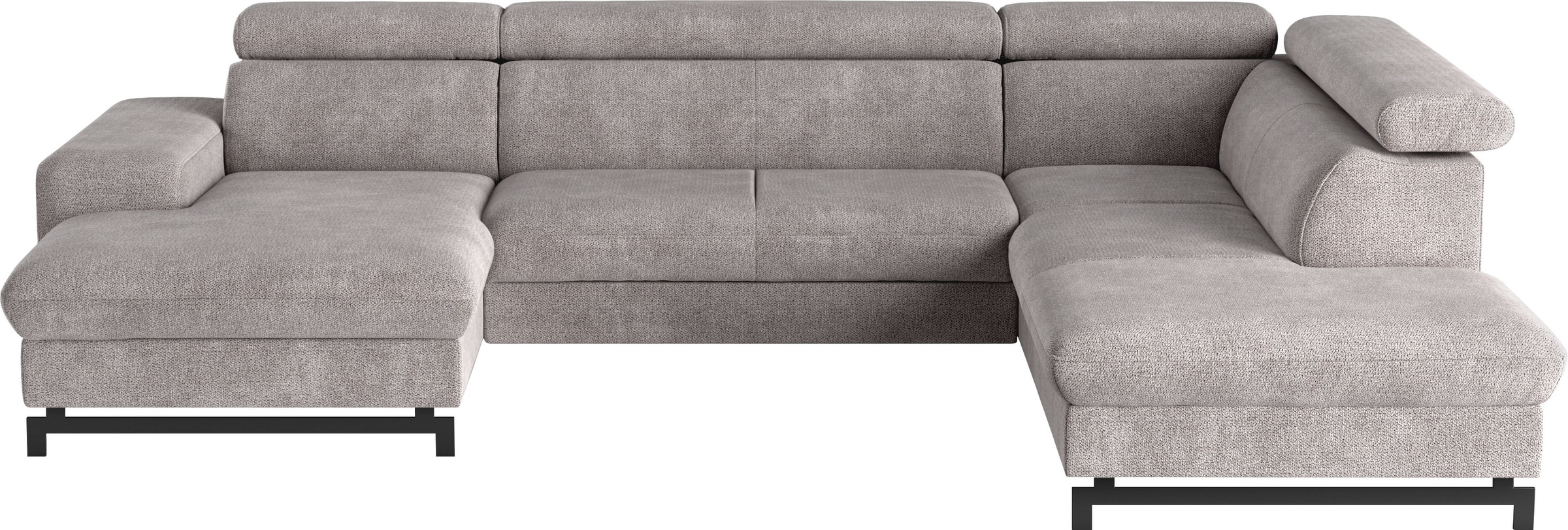 Thumbnail - COTTA Wohnlandschaft "Emma U-Form, B: 328 cm" mit Kopfteilverstellung, optional Bettfunktion & Bettkasten