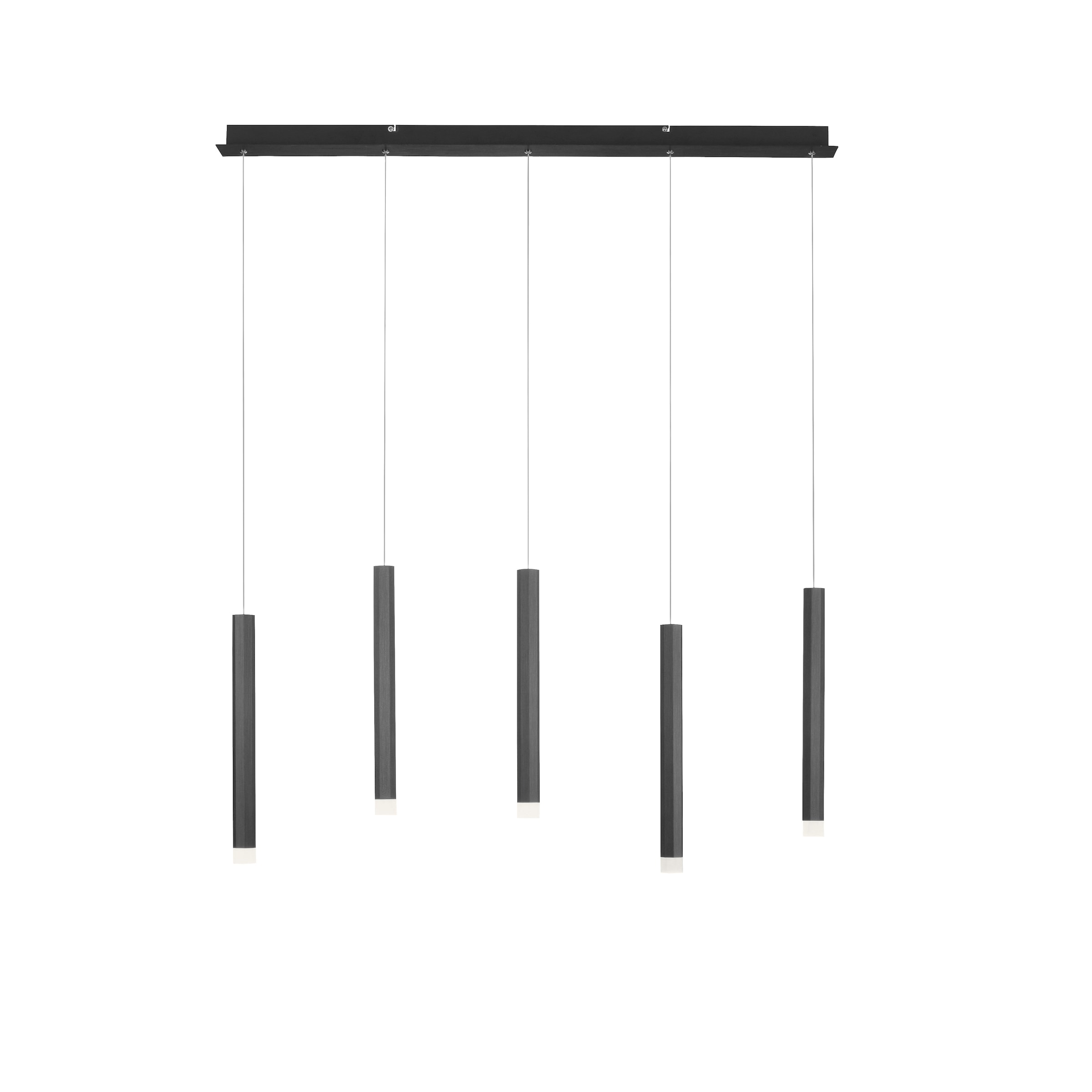 JUST LIGHT Pendelleuchte »BRUNO«, 5 flammig, Leuchtmittel LED-Board | LED fest integriert, LED