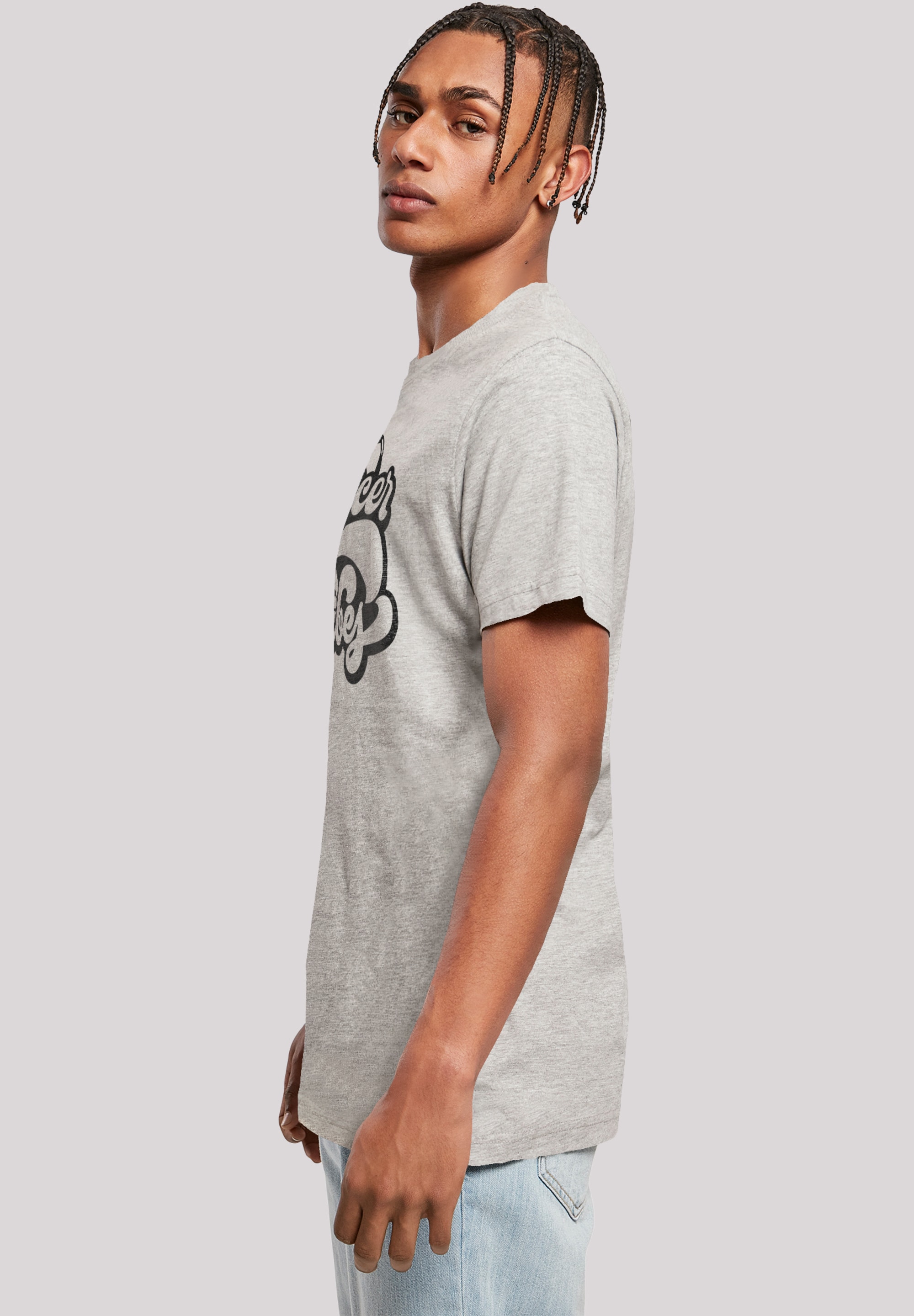 F4NT4STIC T-Shirt »Soccer Vibes Typography Sporty Graphic«, Premium Qualität