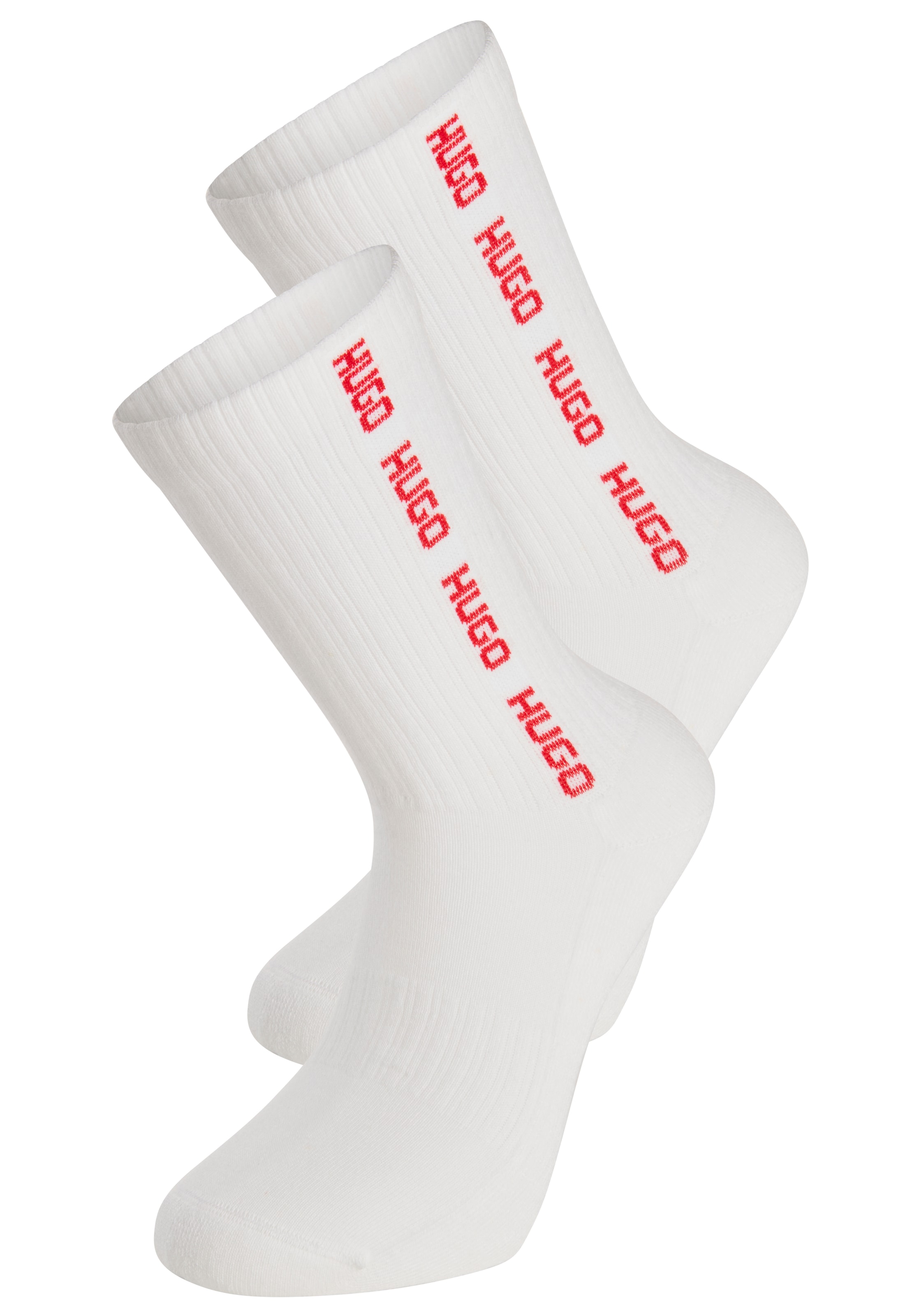 HUGO Underwear Basicsocken "3P QS RIB TAPE MD", mit Rippdetails günstig online kaufen