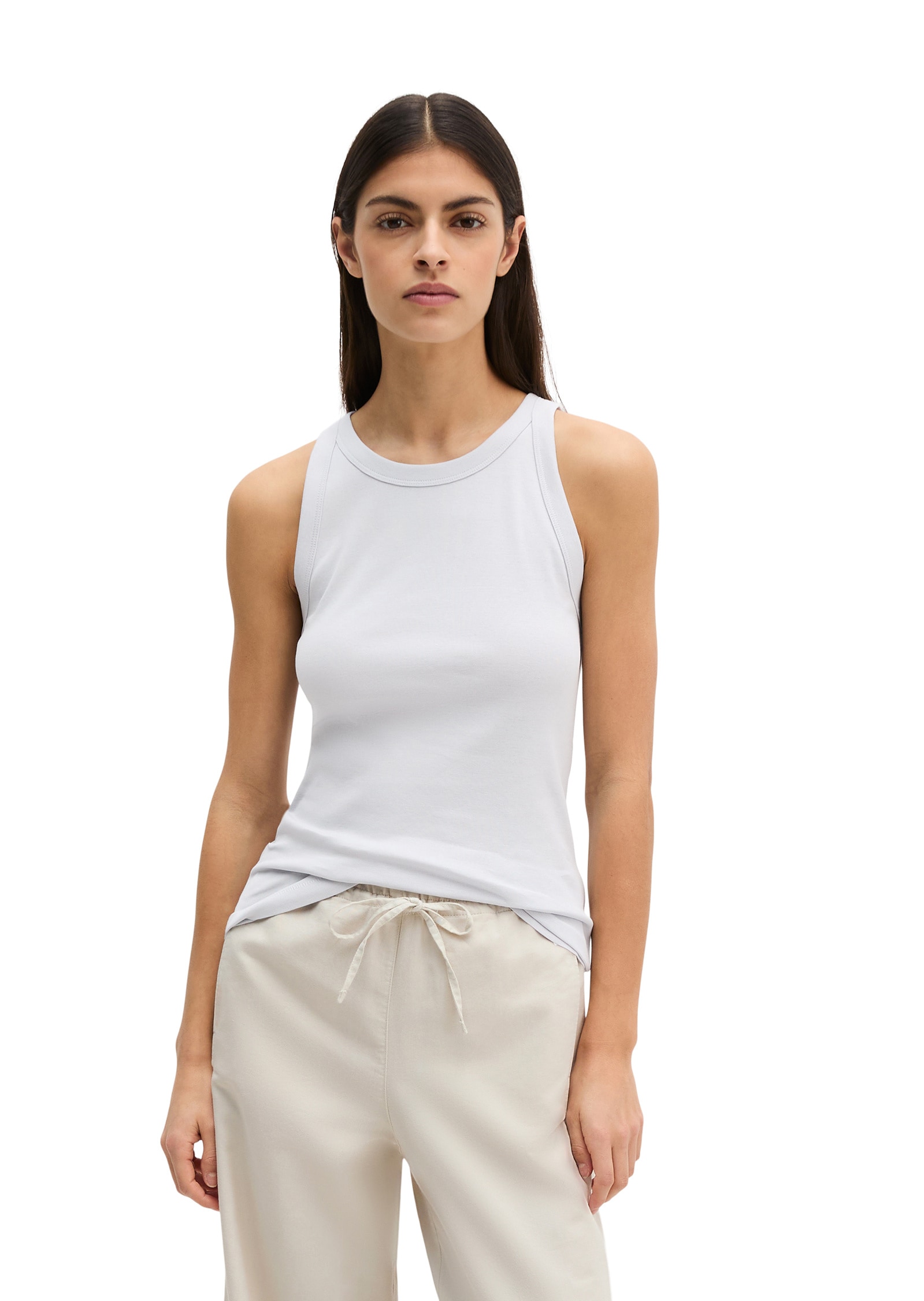 Marc OPolo T-Shirt "aus Organic-Cotton-Rib-Jersey"